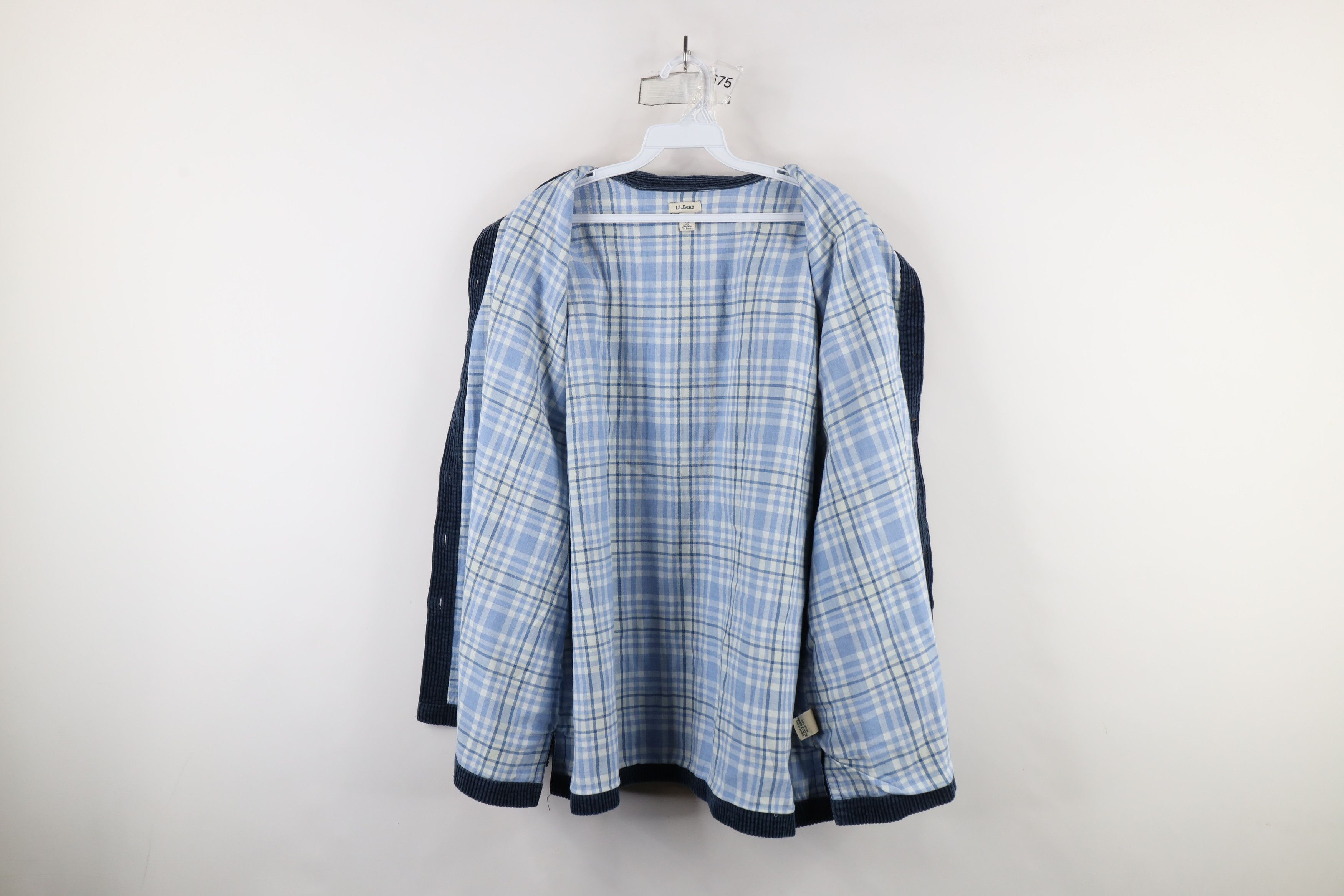 L.L. Bean × Vintage Vintage LL Bean Lined Corduroy Shirt Jacket Jac Shirt Size XL / US 12-14 / IT 48-50 - 8 Thumbnail