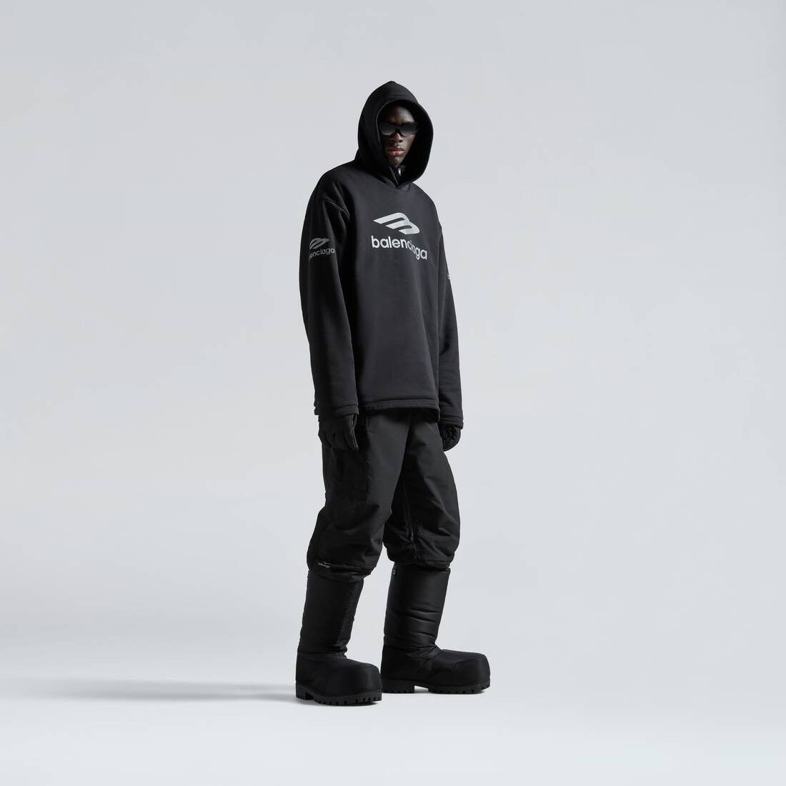 Balenciaga o1tr1nto1025 Alaska High Boots in Black Size US 12.5 / EU 45-46 - 8 Thumbnail