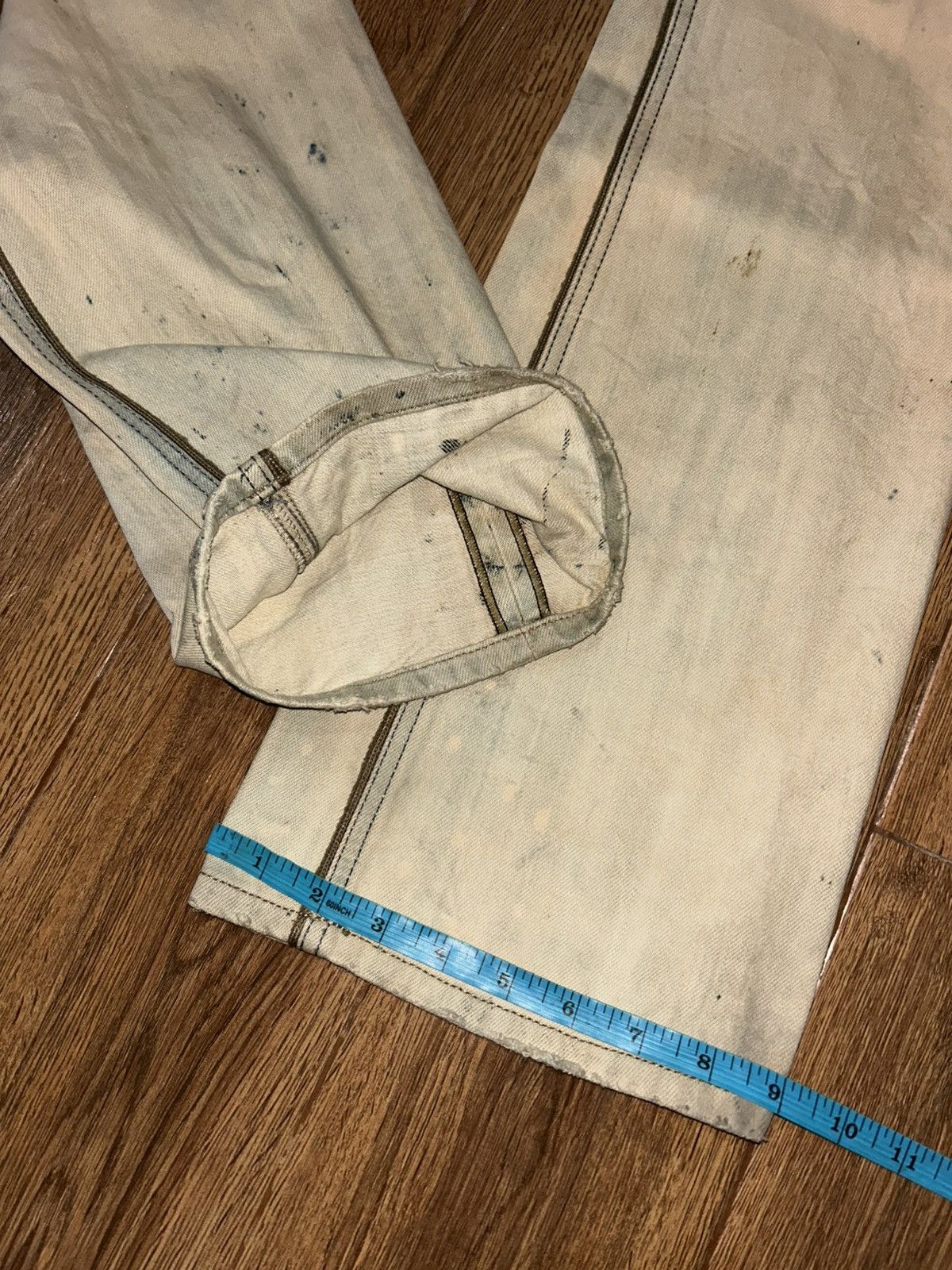 Diesel Diesel Zatiny Bootcut Distressed Mudwash Jeans Size 32" / US 10 / IT 46 - 19 Thumbnail