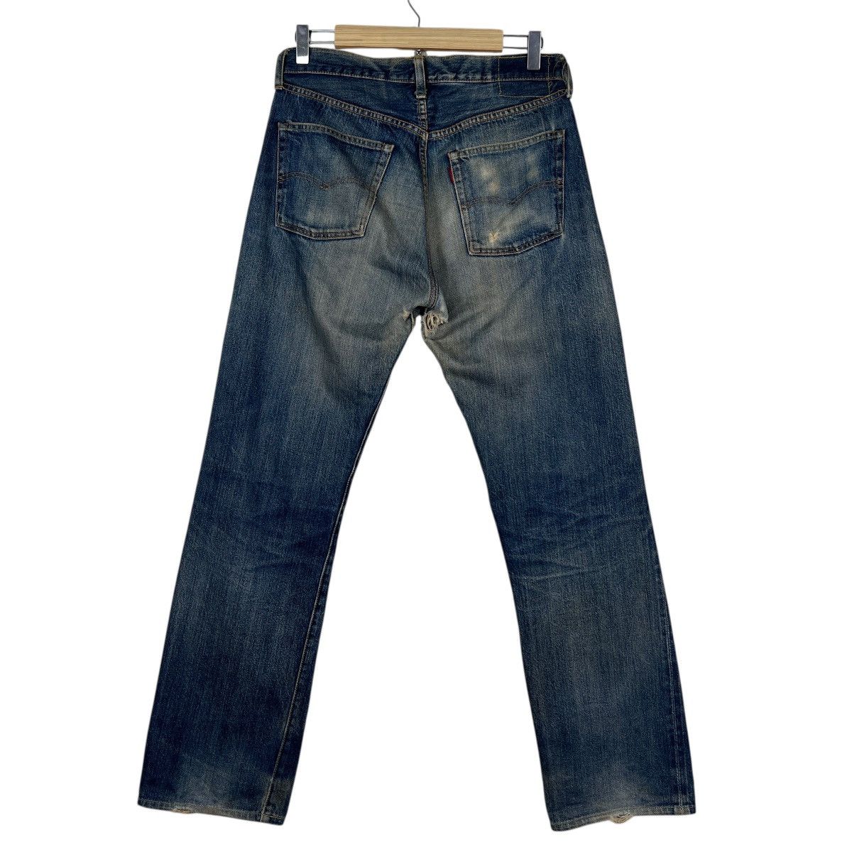 Levi's Vintage Clothing 90s Levis Lvc Lot 66501 Big E Selvedge Denim Jeans Size US 30 / EU 46 - 4 Thumbnail