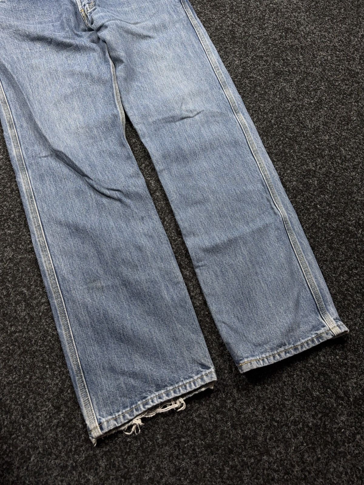 Levi's Retro 00s Levi’s 505 USA Regular Fit Light Wash Denim Jeans Size US 36 / EU 52 - 5 Thumbnail