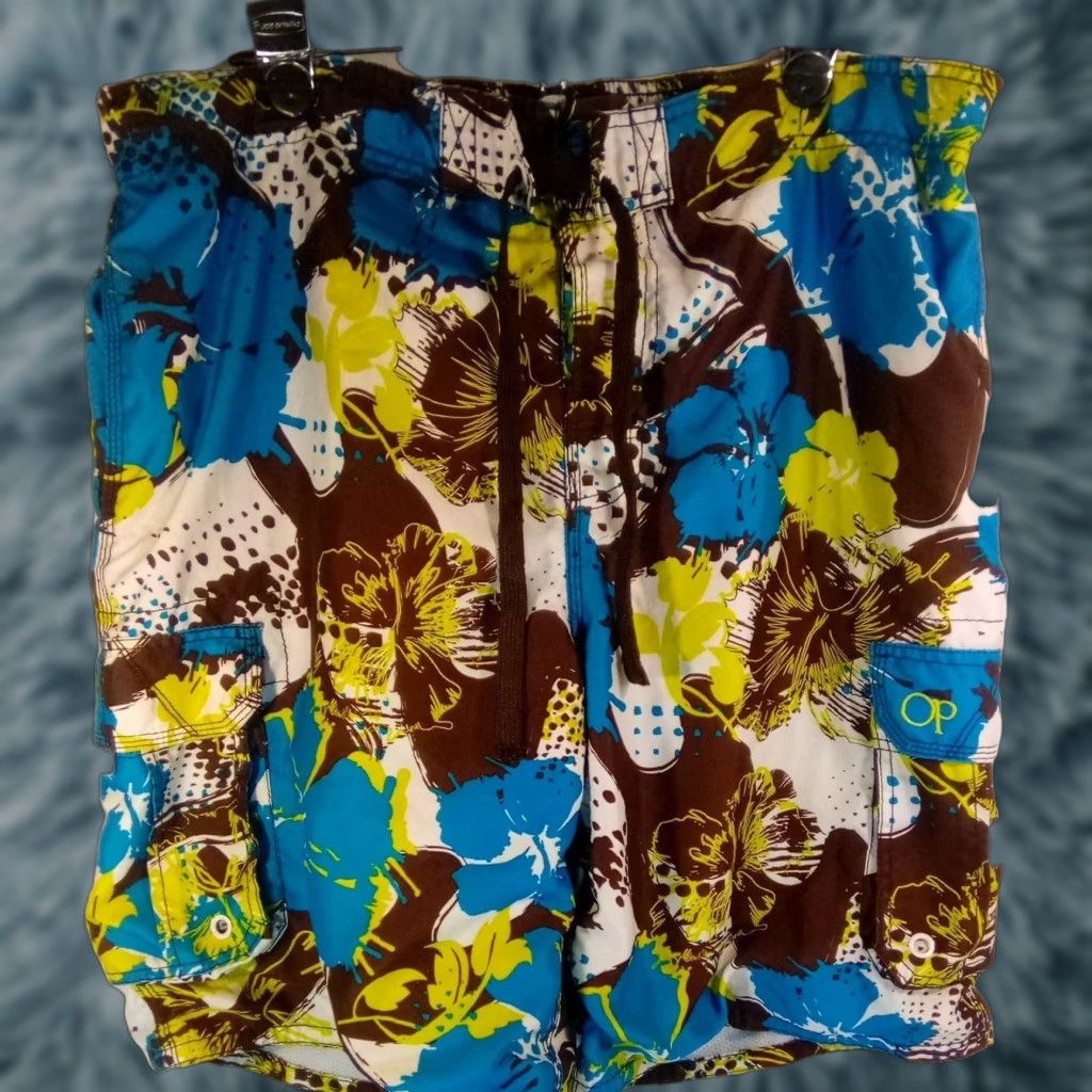 Ocean Pacific Ocean Pacific Shorts Large 36"-38" Cargo Pocket Fast Dry Swim Size US 38 / EU 54 - 1 Thumbnail