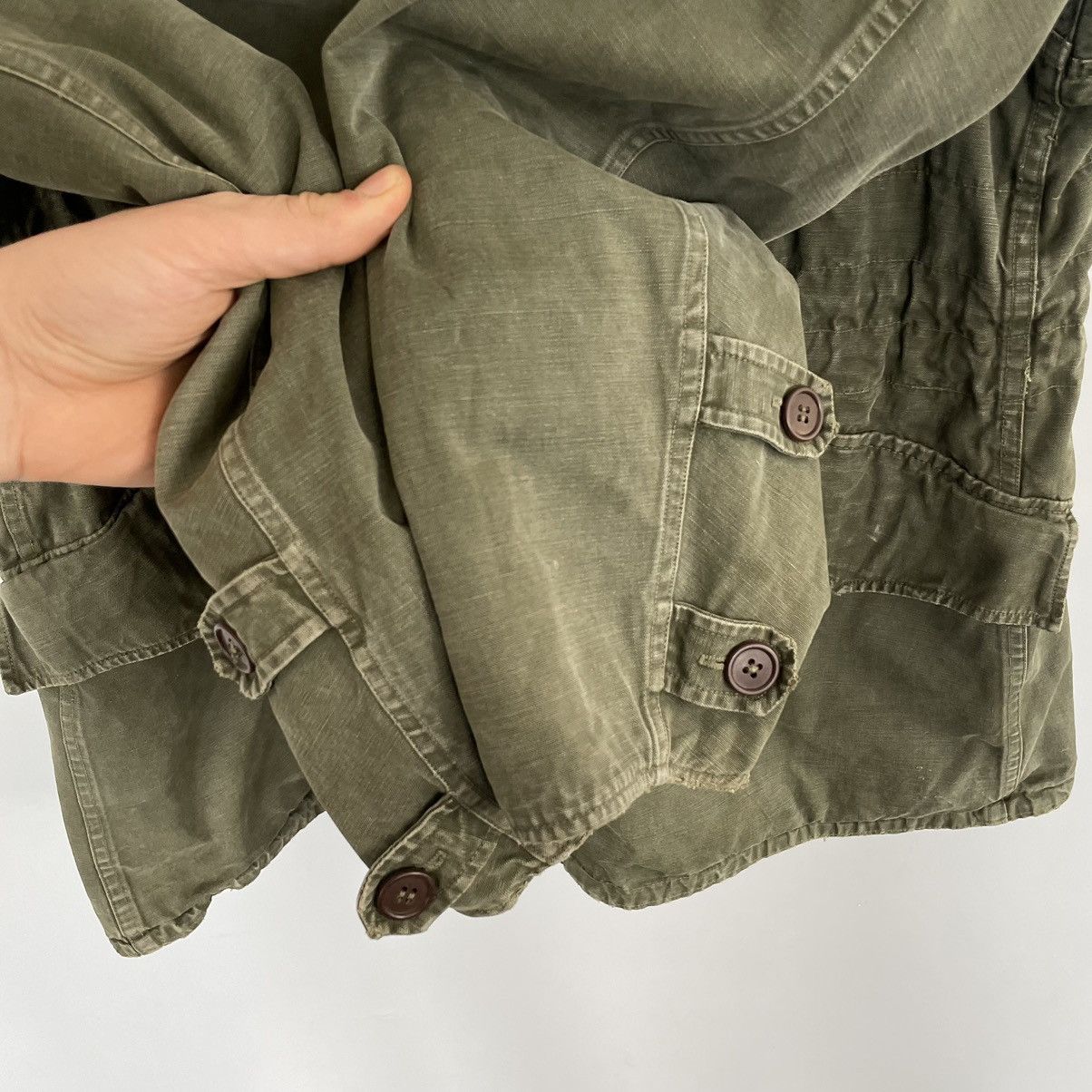 Vintage Vintage 60’s/70’s Dutch Military Field Jacket Men’s M Size US M / EU 48-50 / 2 - 9 Thumbnail