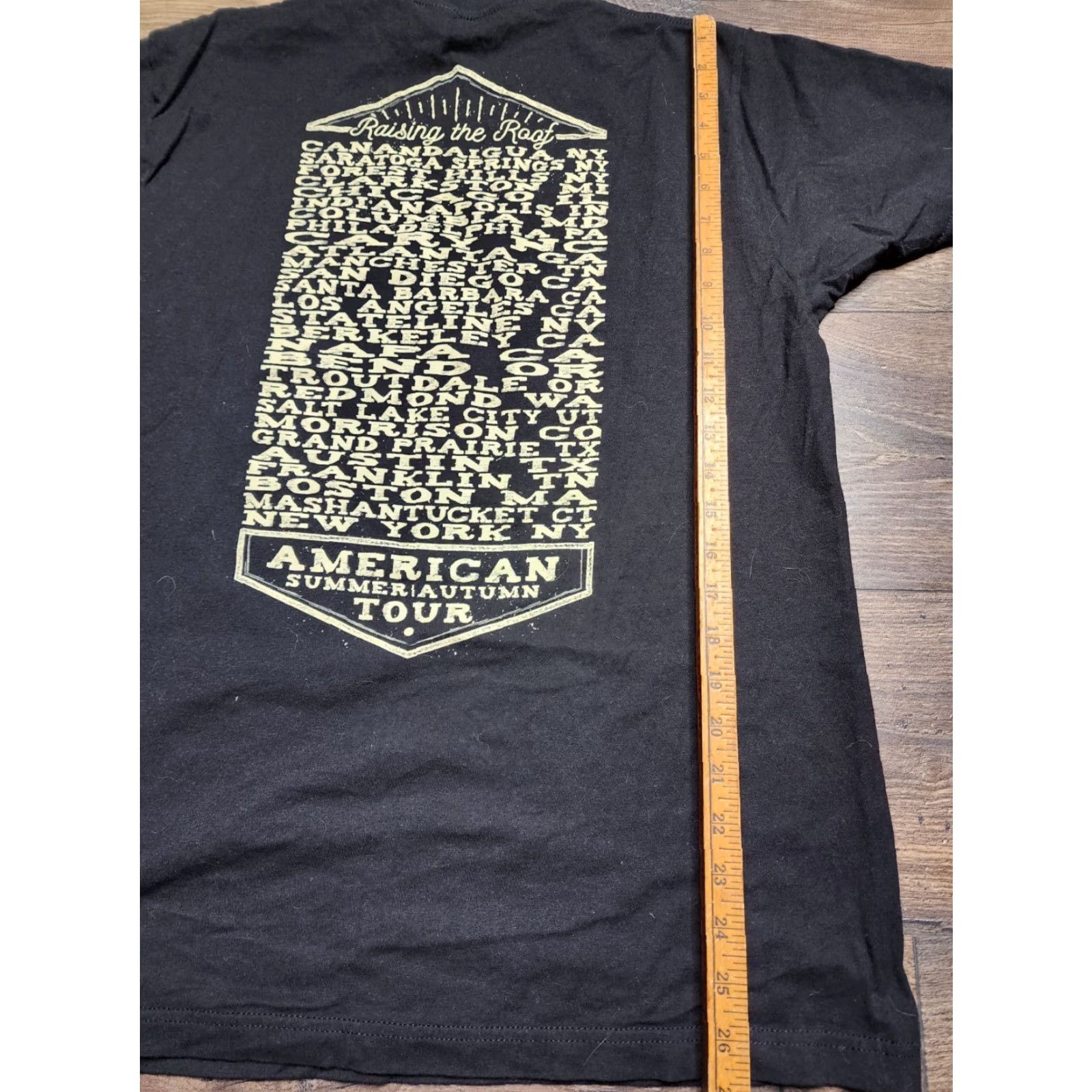 Cuts VINTAGE Robert Plant & Alison Krauss Concert Tour T-Shirt Unisex Adults Black Sz L 2022 Raising The Roof Size L / US 10 / IT 46 - 2 Thumbnail