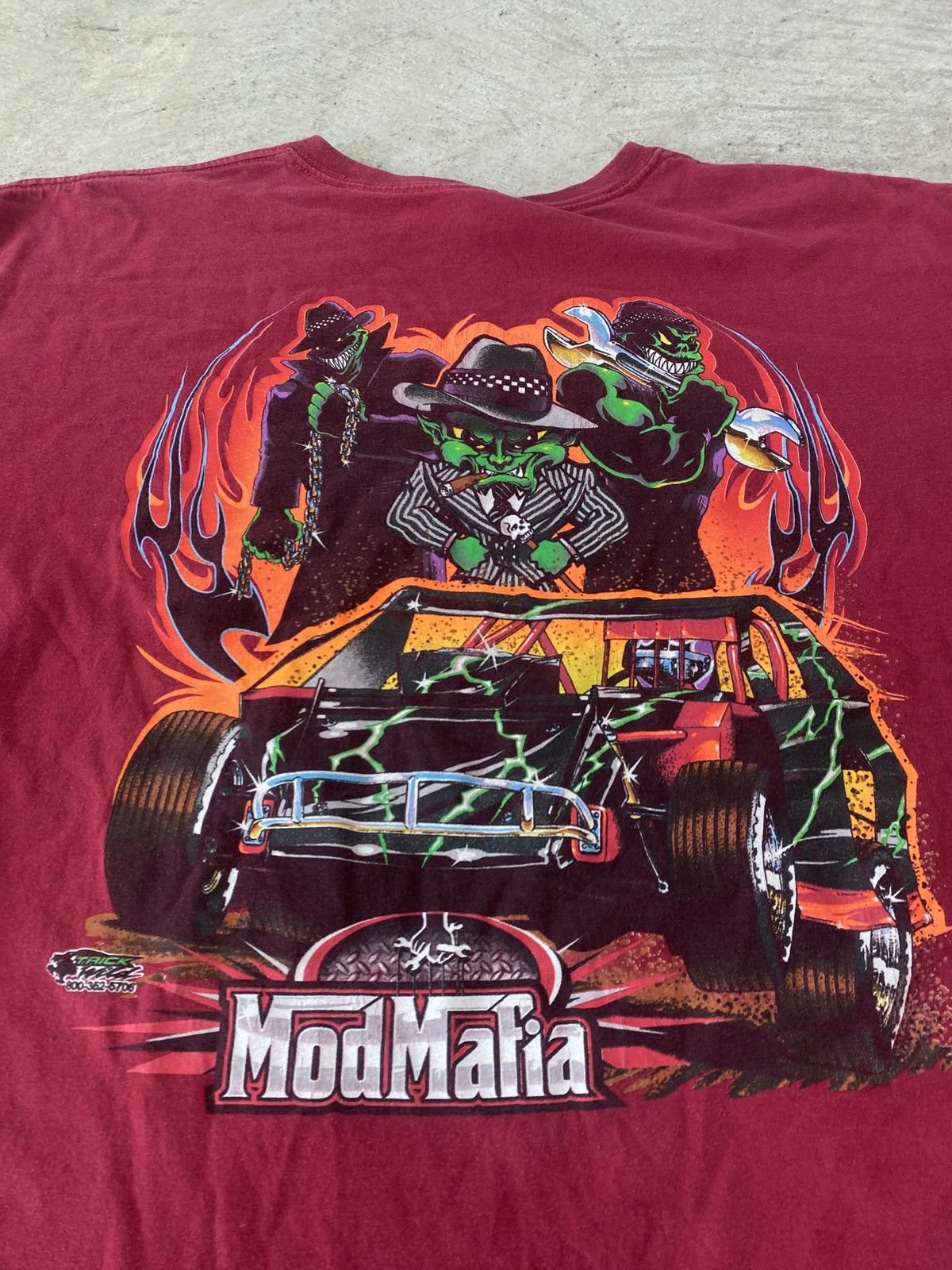 Gildan Mod Mafia Mechanic Racing TShirt Size US XXL / EU 58 / 5 - 6 Thumbnail