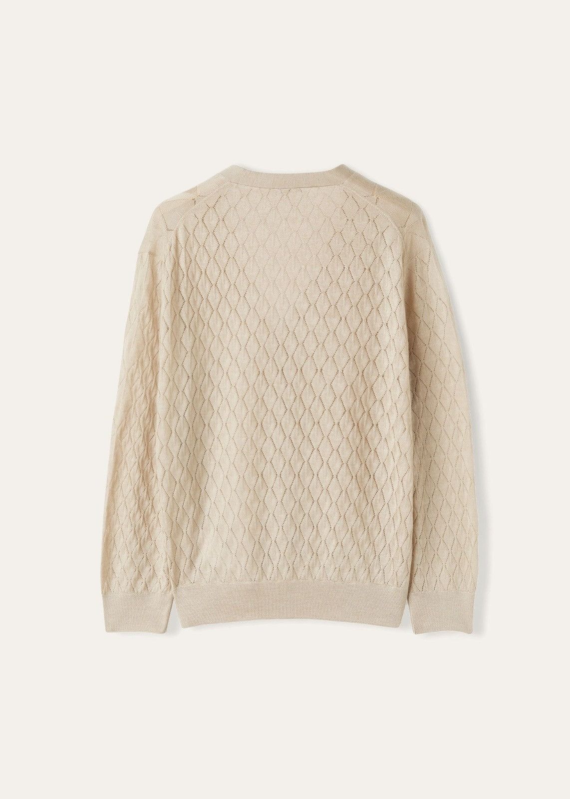 Loro Piana o1srvl11e0824 Piura Cashmere Cardigan in Light Brown Size XL / US 12-14 / IT 48-50 - 2 Thumbnail