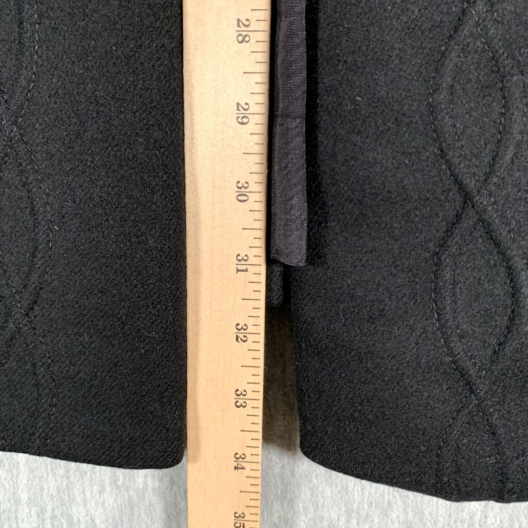 Vintage Vintage Alorna Coat Womens Medium Black 80s Wool Size M / US 6-8 / IT 42-44 - 6 Thumbnail