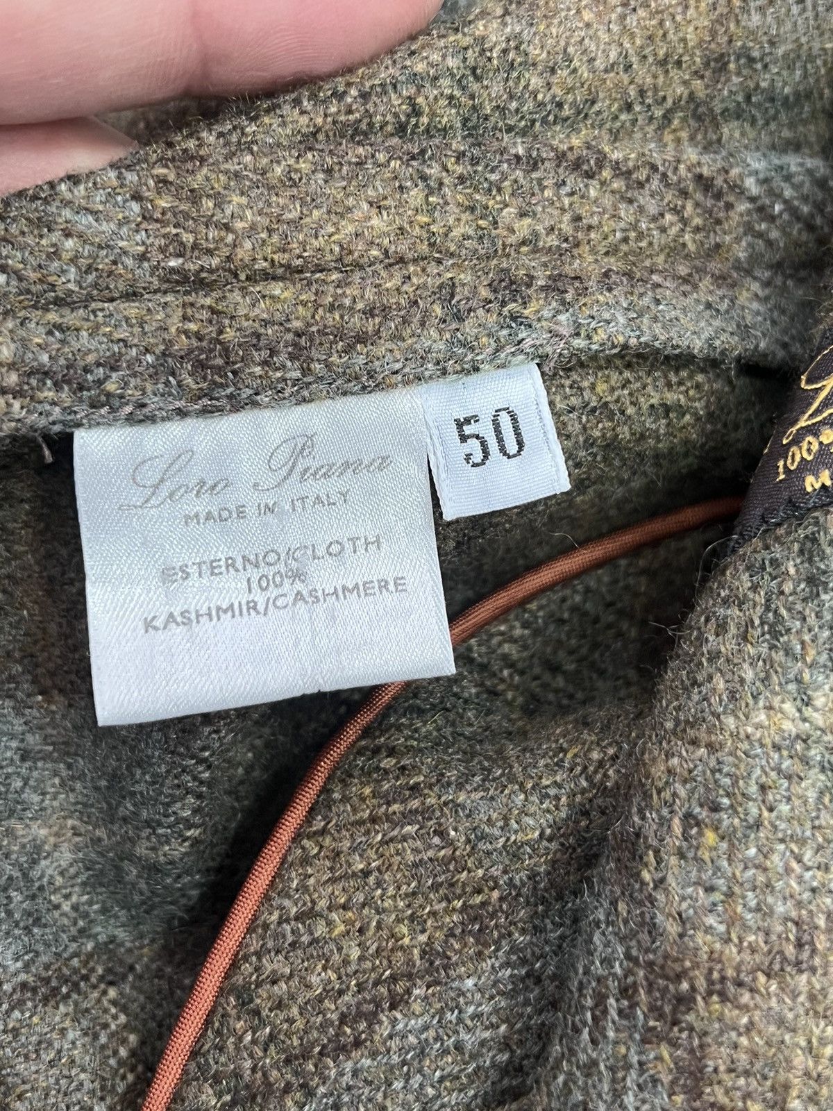 Loro Piana × Vintage RRP 3400$ Loro Piana Wool Cashmere Blazer Jacket Size 50R - 7 Thumbnail