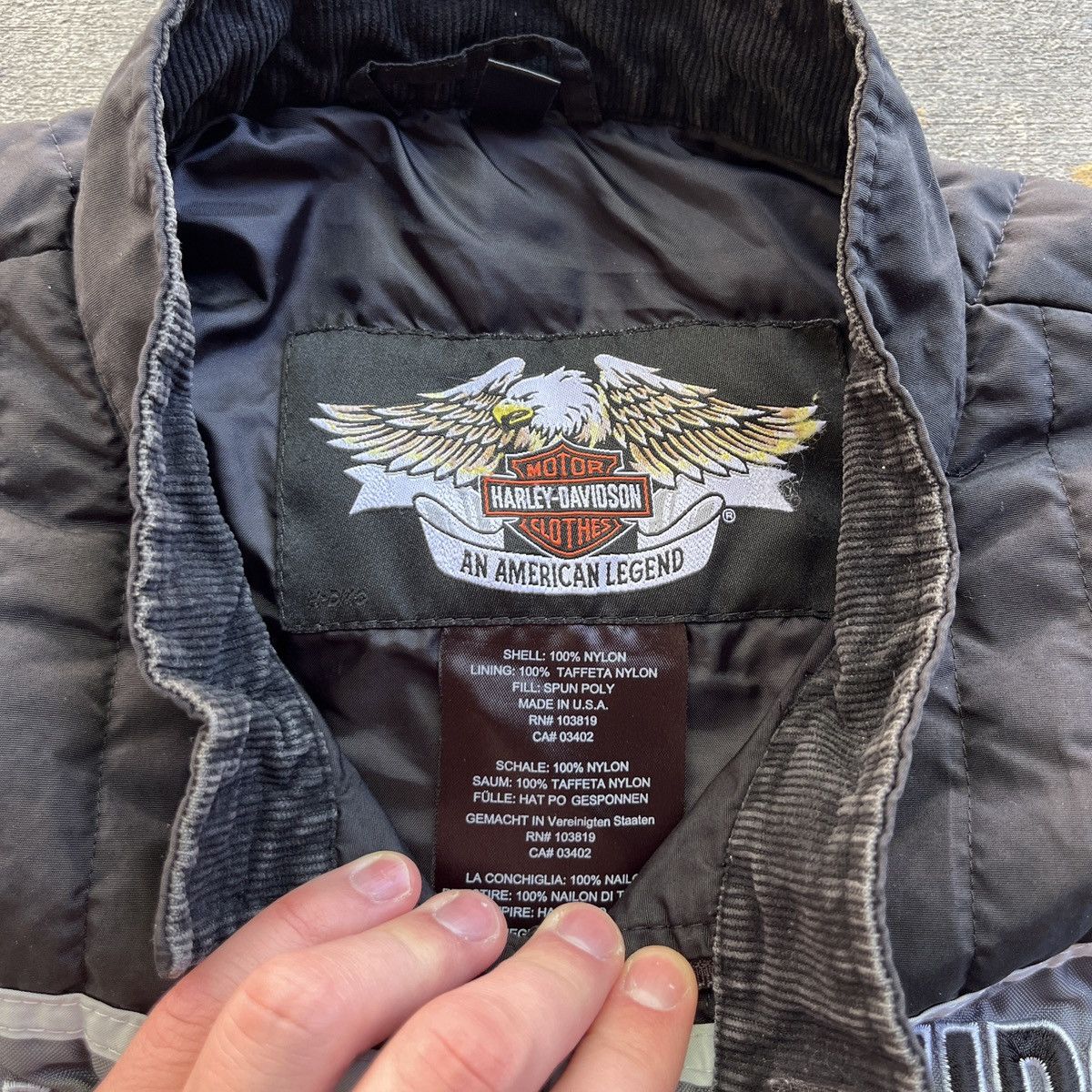 Harley Davidson 90s Harley Davidson Motor Bomber Jacket Size US L / EU 52-54 / 3 - 2 Thumbnail