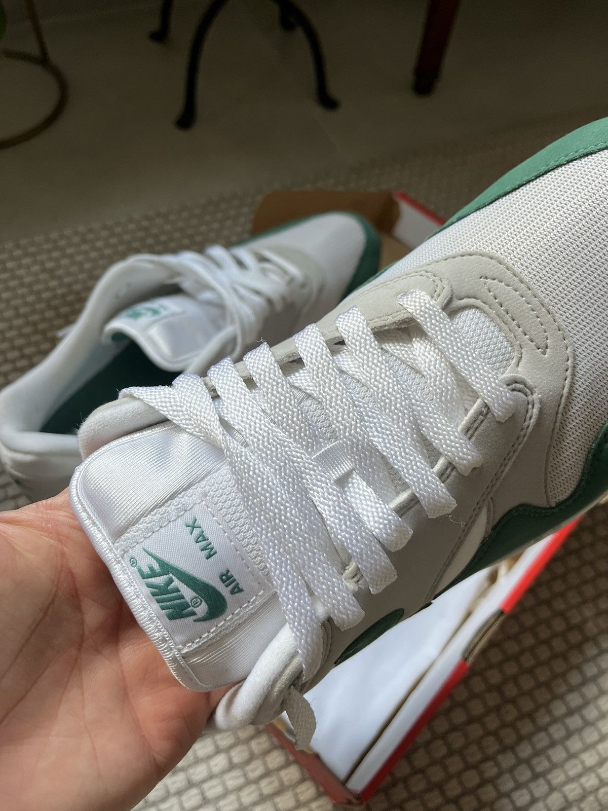 Nike Nike Air Max 1 anniversary green (2020) Size US 12 / EU 45 - 8 Thumbnail