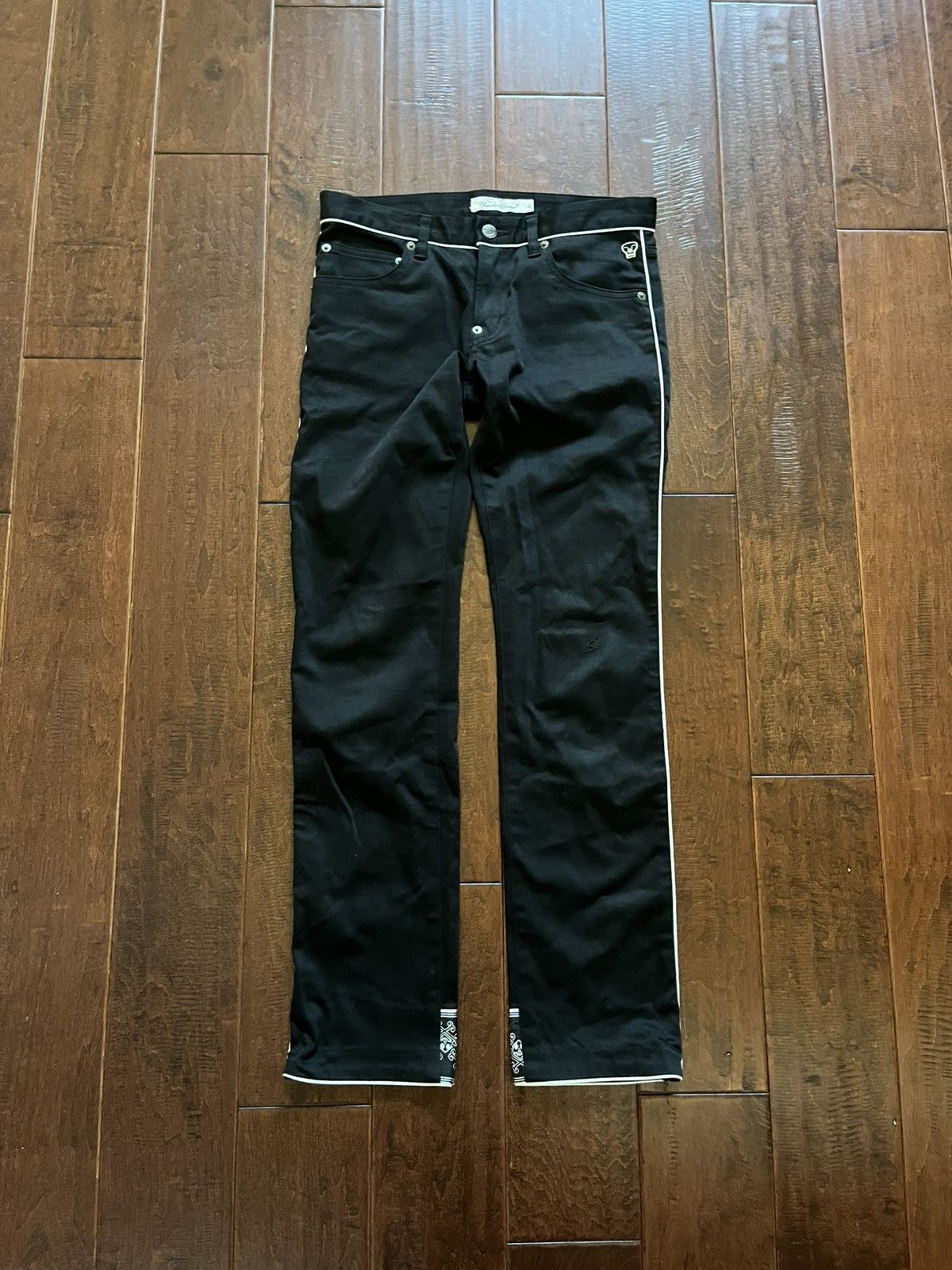 Undercover Undercover Silk Skull Print Pants Size US 29 - 1 Thumbnail