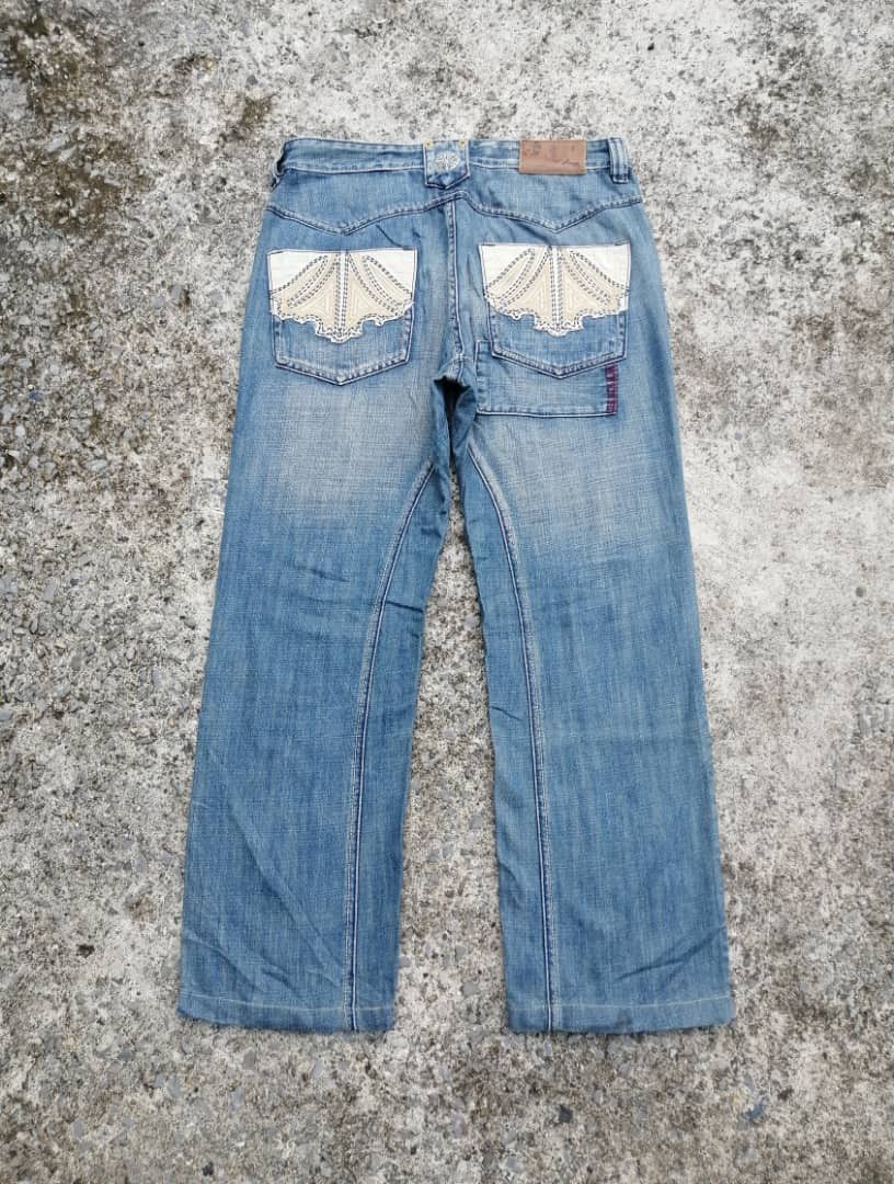 Japanese Brand Osaka Big Train Nice Design Denim Jeans Size US 34 / EU 50 - 2 Thumbnail