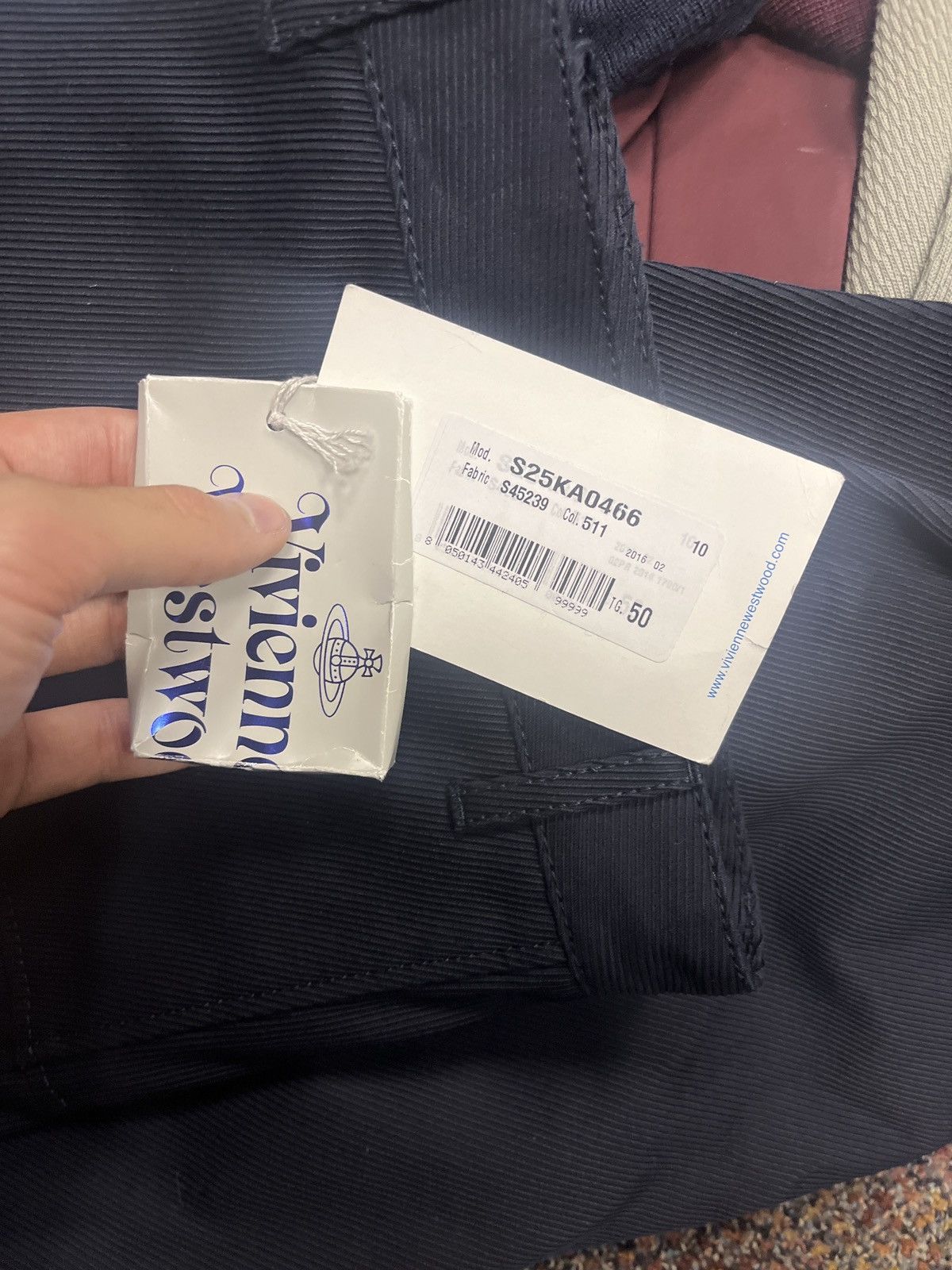 Vivienne Westwood o1rshd Zip Hem Corduroy Big Bag Pocket Casual Pants Size US 34 / EU 50 - 2 Thumbnail