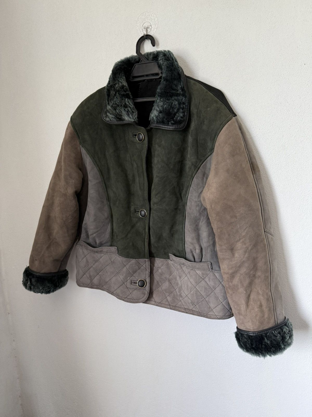 Kadoya MULTI COLOUR SHEEP LEATHER SOFT WITH SHERPA JACKET Size M / US 6-8 / IT 42-44 - 3 Thumbnail