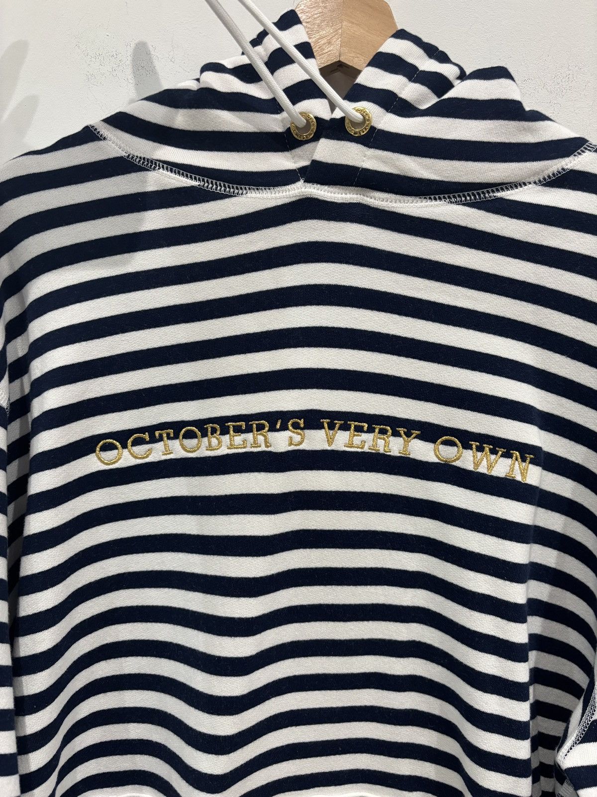 October's Very Own OVO Striped Pullover Hoodie Size: XXL Size US XXL / EU 58 / 5 - 4 Thumbnail