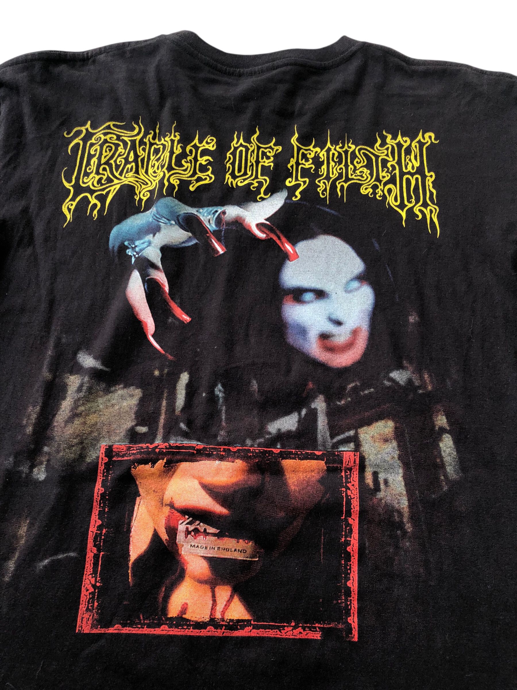 Band Tees 🔥Vtg Y2K CRADLE OF FILTH Canvas For A Lick Of Pain T-Shirt Size US L / EU 52-54 / 3 - 4 Thumbnail