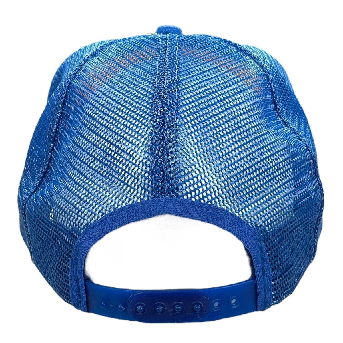 Vintage Vintage Vic Deines & Sons Blue Mesh Back Foam Snapback Hat Size ONE SIZE - 3 Thumbnail