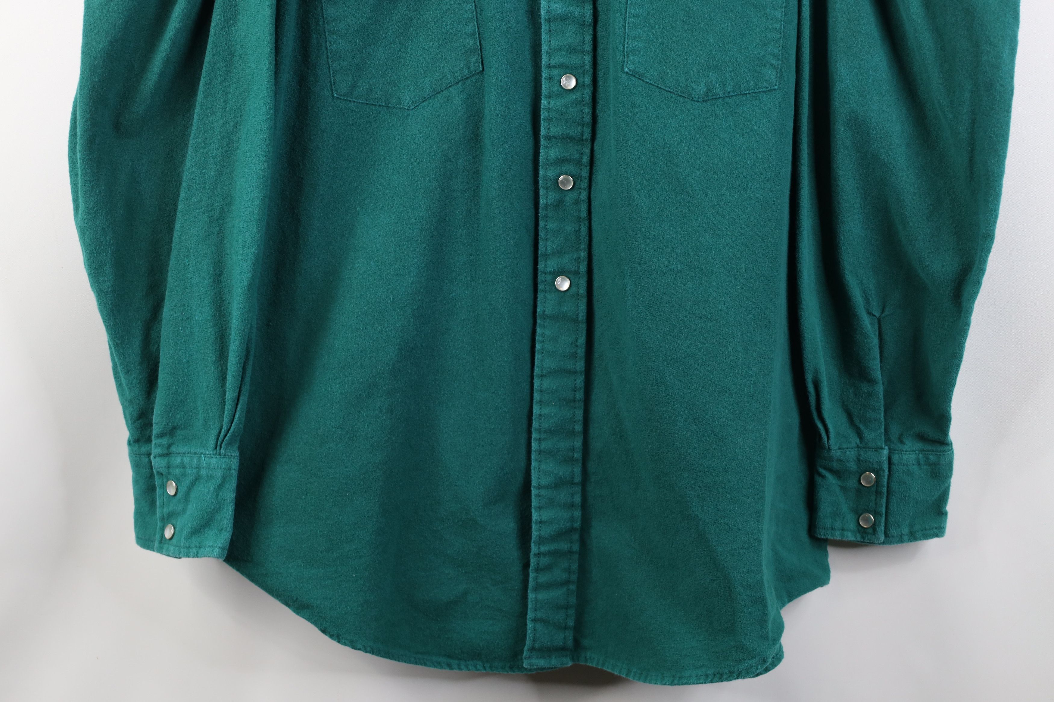 Vintage Vintage 70s Streetwear Western Chamois Cloth Snap Shirt Size US XL / EU 56 / 4 - 3 Thumbnail