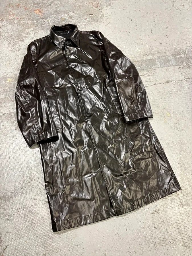 Dries Van Noten 2000s Dries van Noten Oversized Dark Brown Trenchcoat Size US M / EU 48-50 / 2 - 4 Thumbnail