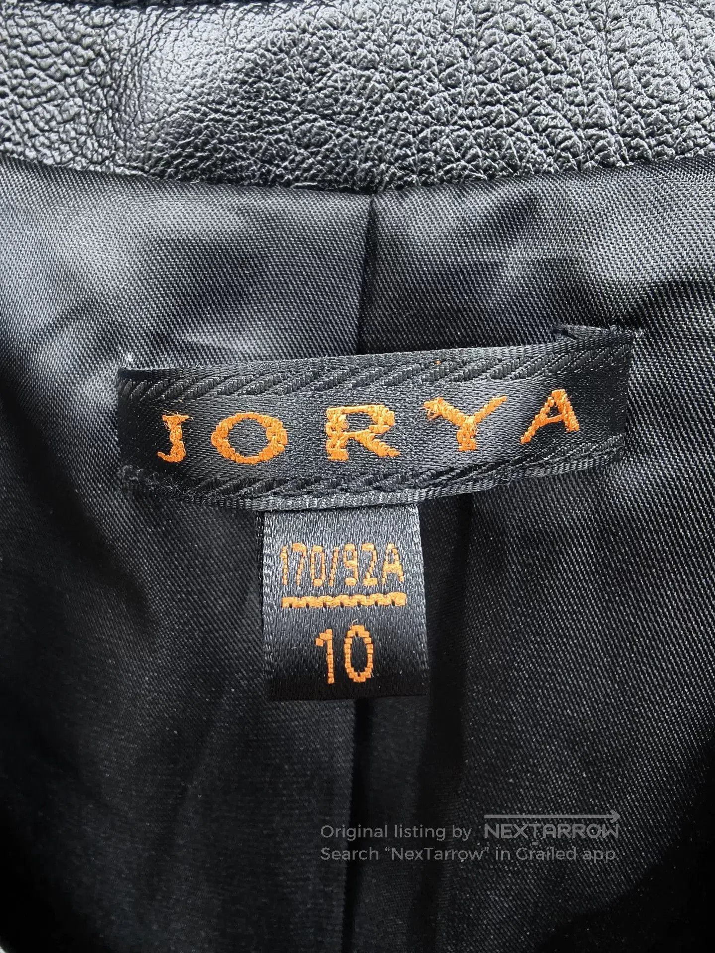 Japanese Brand Black Leather Jacket with Gold Accents. Size M / US 6-8 / IT 42-44 - 2 Thumbnail