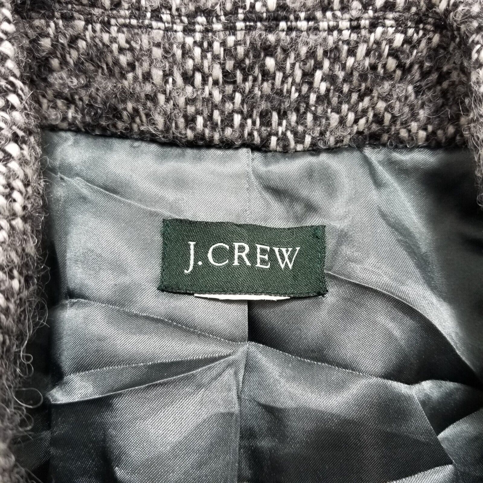 J.Crew J Crew Womens Coat Small Gray Pockets Buttons Outdoor Size S / US 4 / IT 40 - 4 Thumbnail