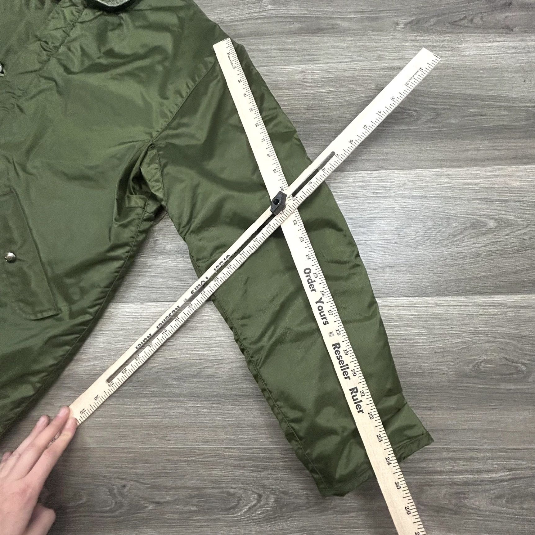 Alpha Industries VINTAGE Alpha Industries Jacket Military L Green Nylon Zip Size US L / EU 52-54 / 3 - 5 Thumbnail