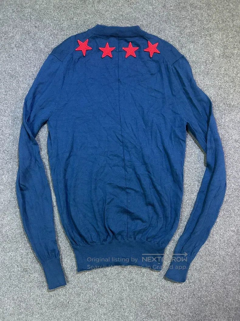 Givenchy Givenchy Pure Wool Star Embroidered Sweater Size US L / EU 52-54 / 3 - 3 Thumbnail