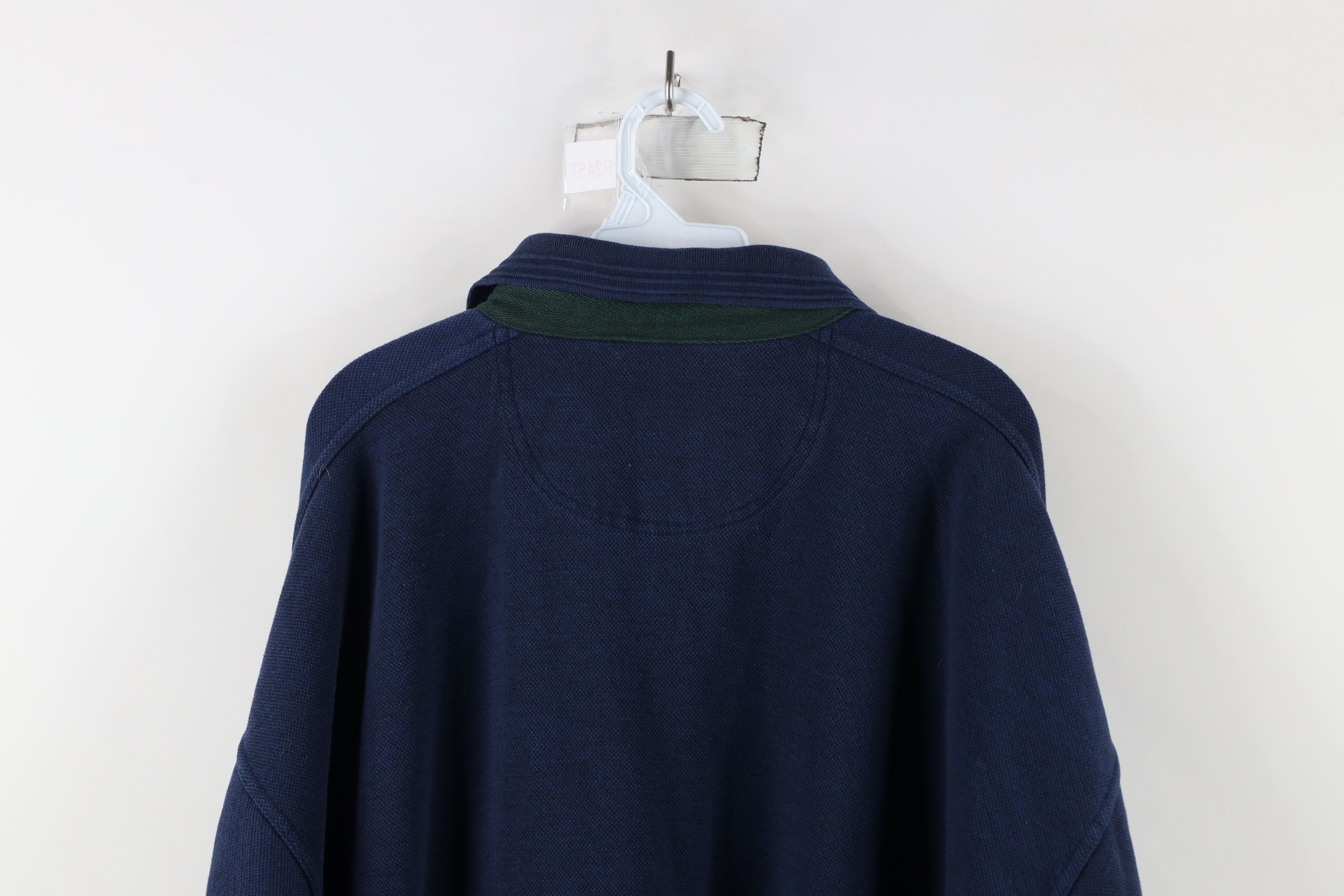 Vintage Vintage 90s Streetwear Faded Collared Pullover Sweatshirt Size US XXL / EU 58 / 5 - 9 Thumbnail