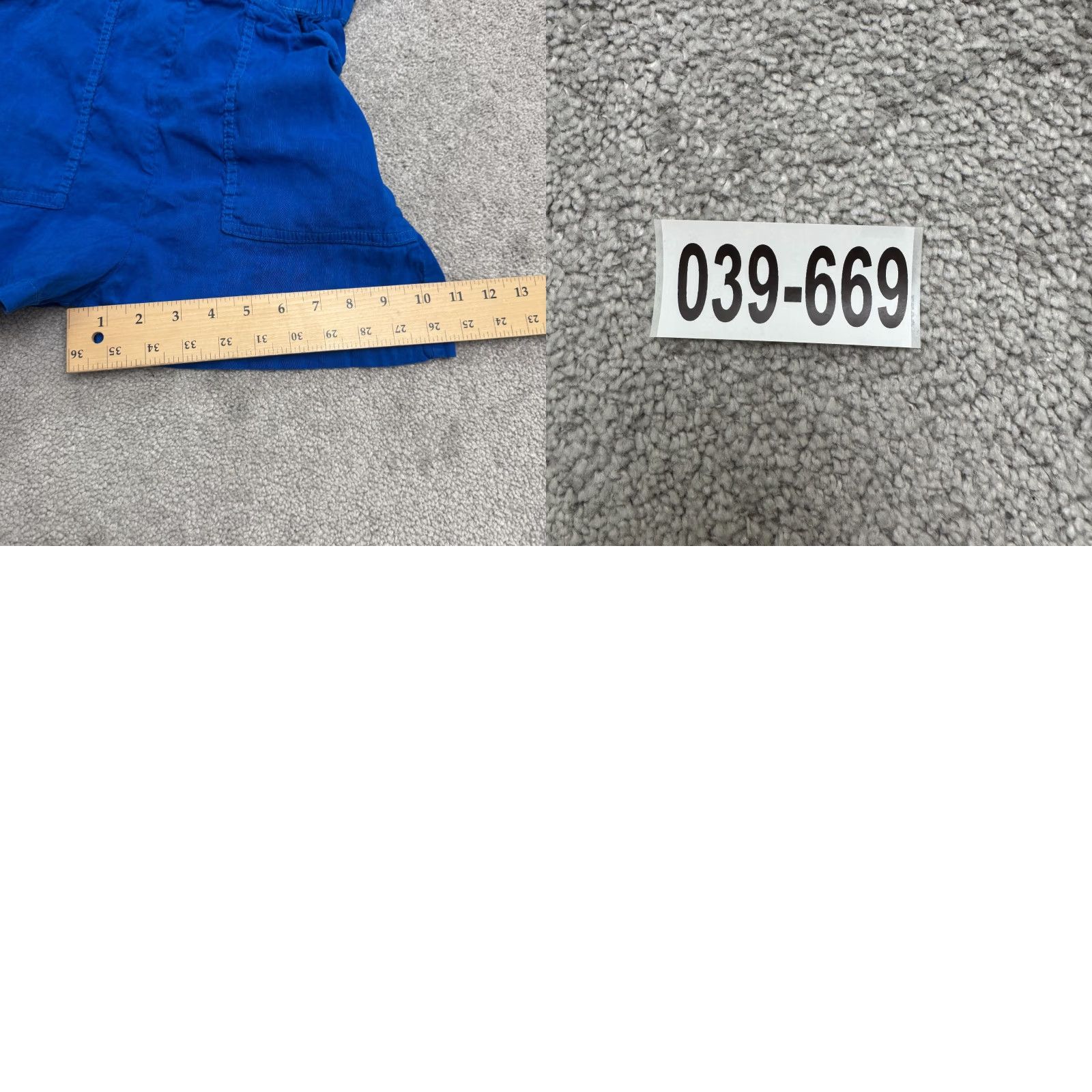 Zara Zara Linen Blend Backless Romper Womens XS Royal Blue Strappy Playsuit Summer Size 26" / US 2 / IT 38 - 10 Thumbnail