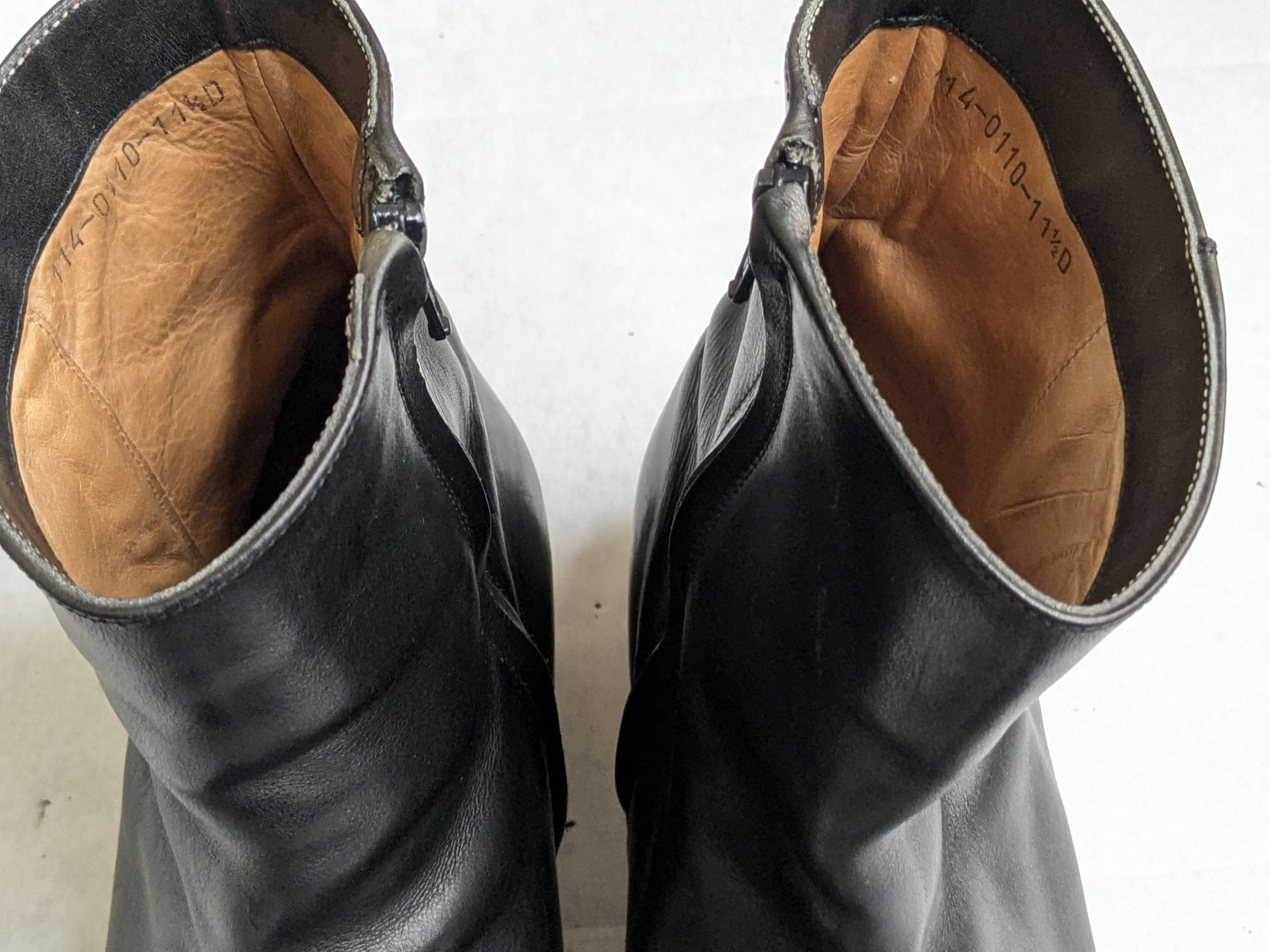 Gucci Gucci Side Zip Boots Black 12 Leather Size US 12 / EU 45 - 2 Thumbnail