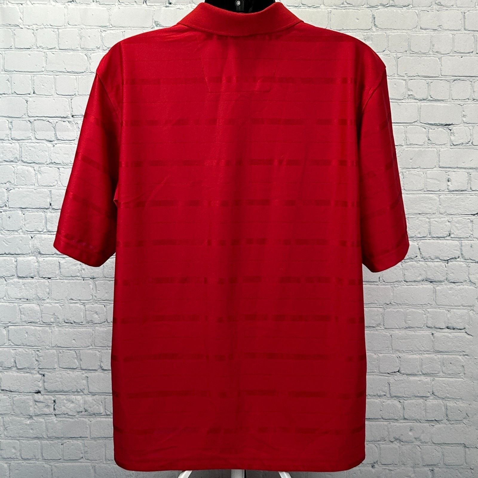 Antigua Houston Rockets Golf Polo Shirt Red Partner Classic X-Large Size US XL / EU 56 / 4 - 3 Thumbnail