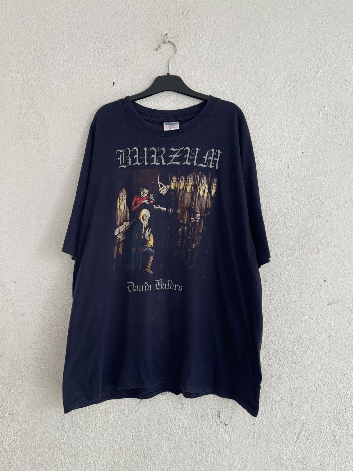 Band Tees Vintage 1997 Burzum Daudi Baldrs Ambient Album T Shirt Size US XL / EU 56 / 4 - 1 Thumbnail