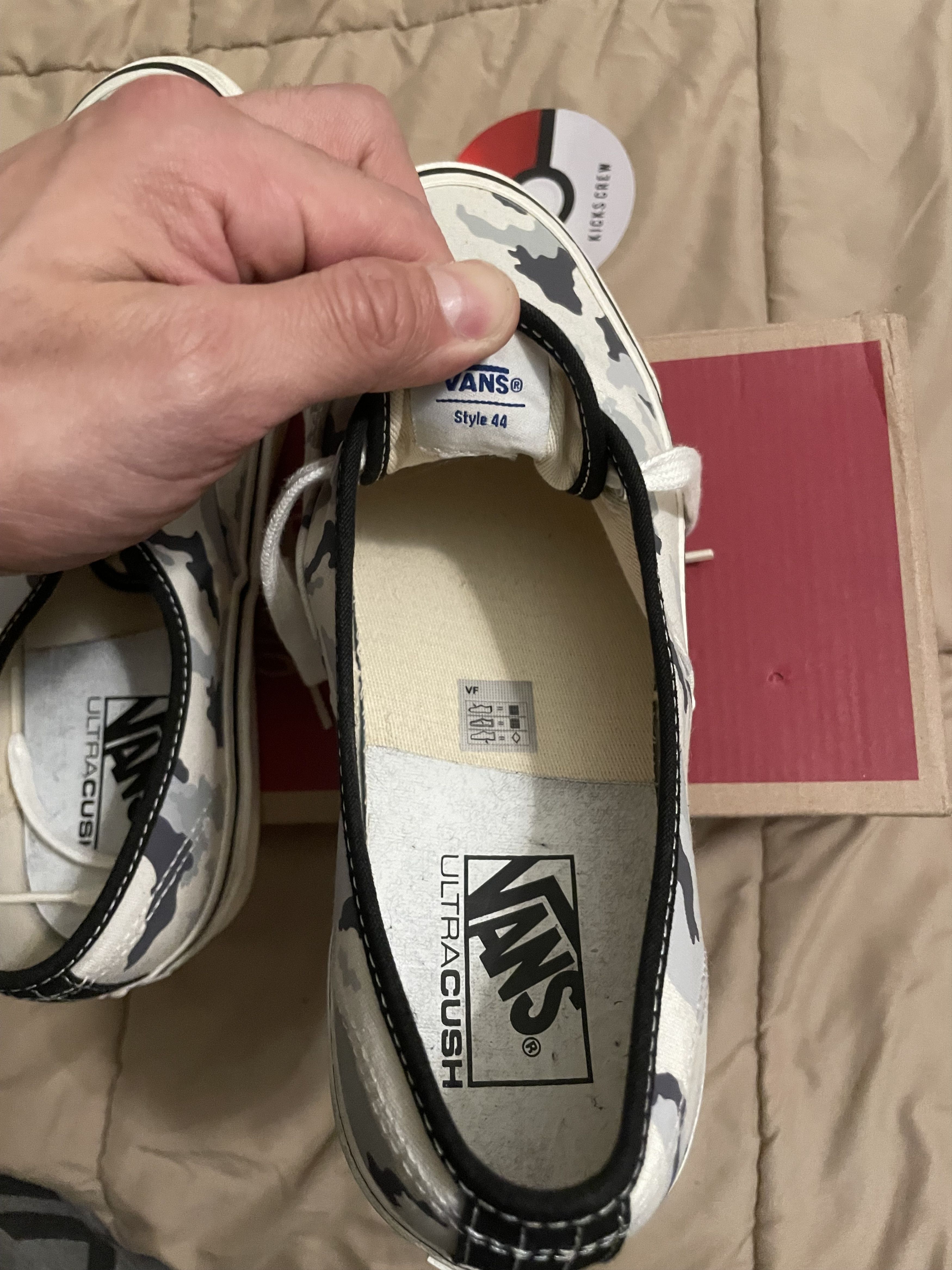 Vans Vans Authentic 44 DX Gray Camo Size US 9 / EU 42 - 4 Thumbnail
