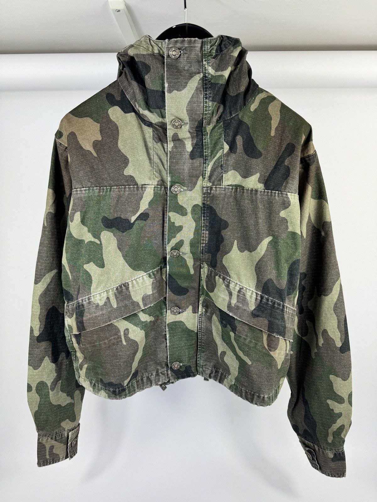 424 Camouflage-Print Cotton-Ripstop Hooded Jacket Size US M / EU 48-50 / 2 - 1 Thumbnail