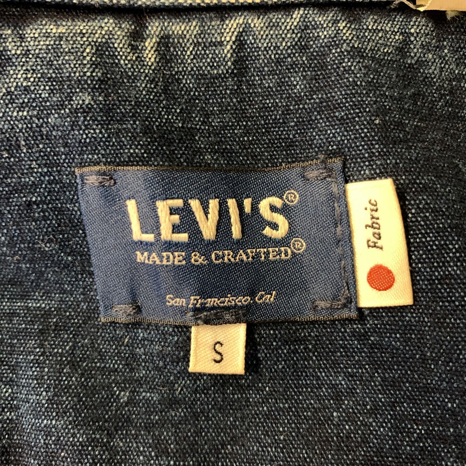 Levi's LEVI'S Size S Blue Navy Stripe Cotton Shirt Jacket Size US S / EU 44-46 / 1 - 5 Thumbnail