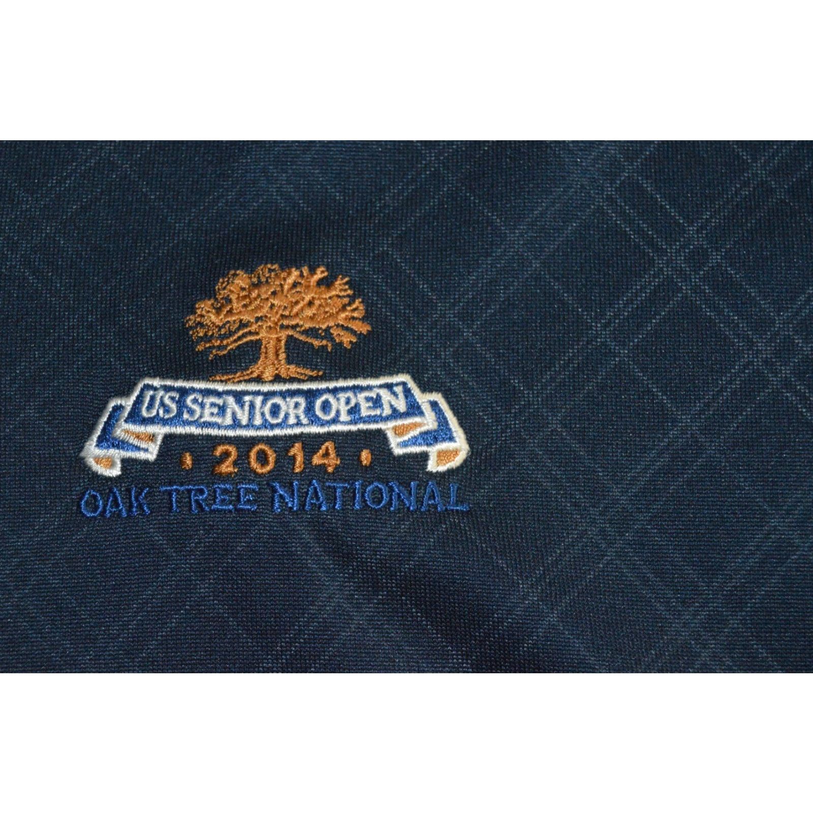 Vintage GREG NORMAN Polo Shirt Mens XL Blue Short Sleeve Oak Tree National Polo Shirt XL Blue Mens Golf Shirt Oak Tree National Size US XL / EU 56 / 4 - 4 Thumbnail