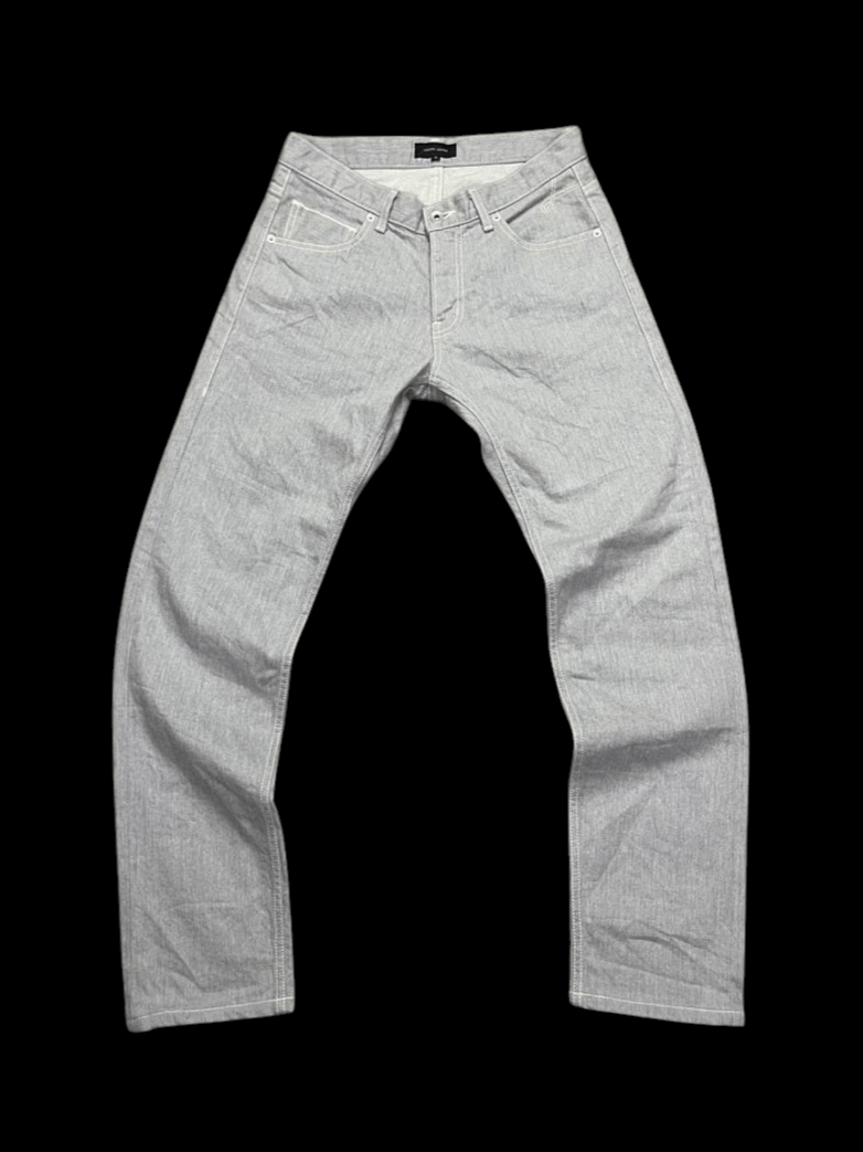 JOSEPH HOMME Joseph Homme Grey Denim Selvage Size US 31 - 1 Thumbnail