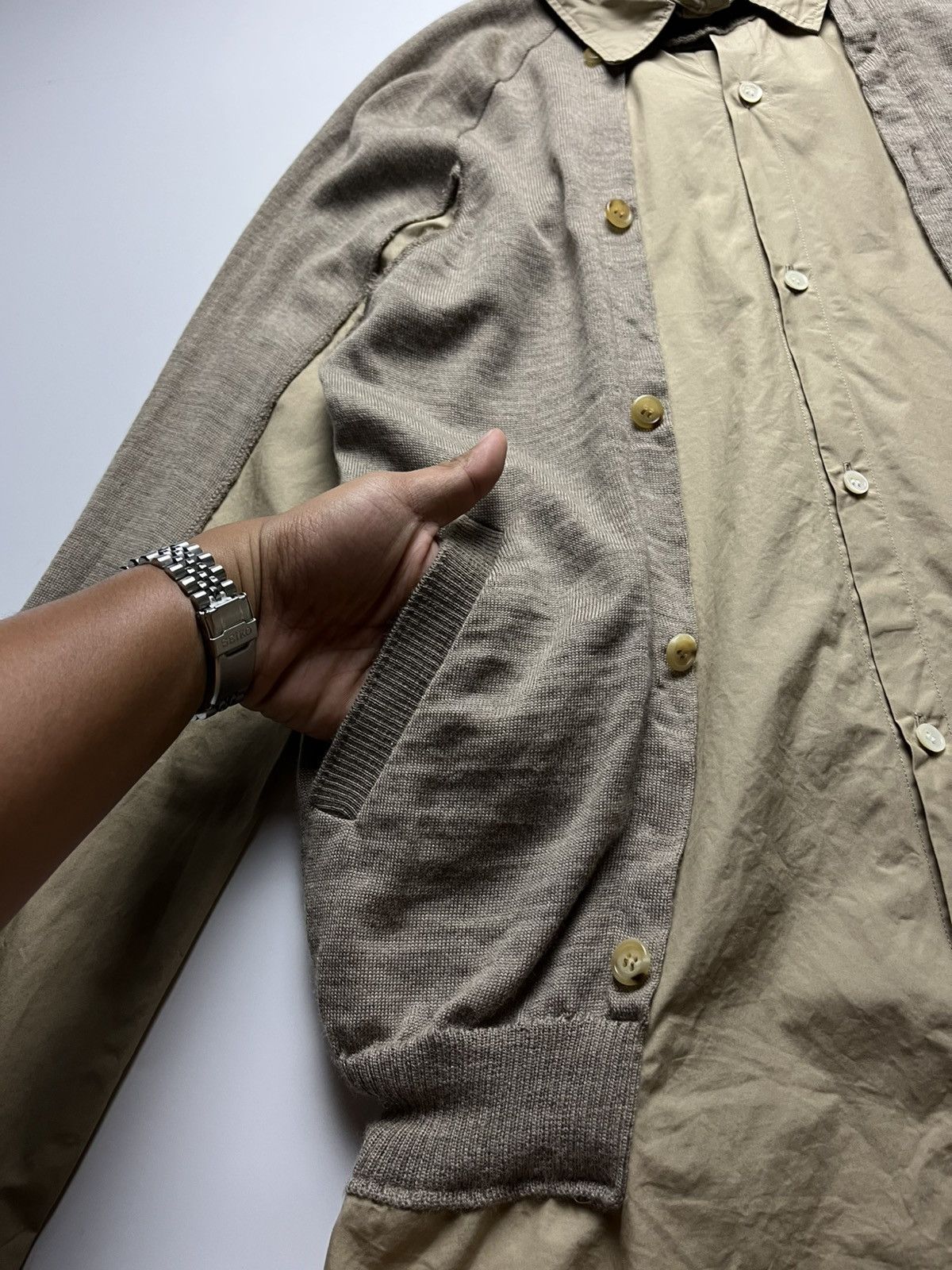 Undercover Undercover AW07 Hybrid Shirt/Cardigan Size US M / EU 48-50 / 2 - 14 Thumbnail