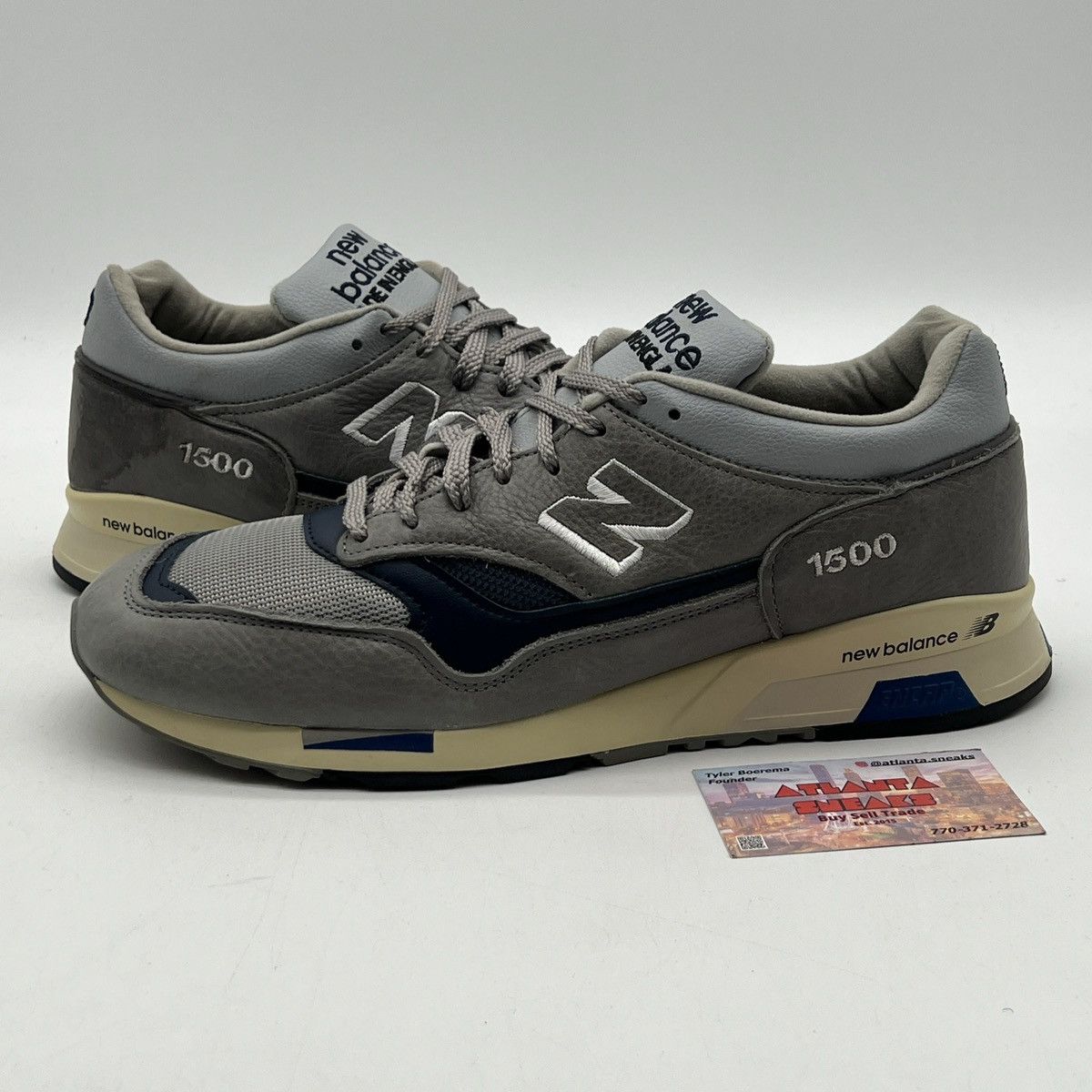 image of New Balance 1500 40Th Anniversary Shoes in Grey, Men's (Size 11)