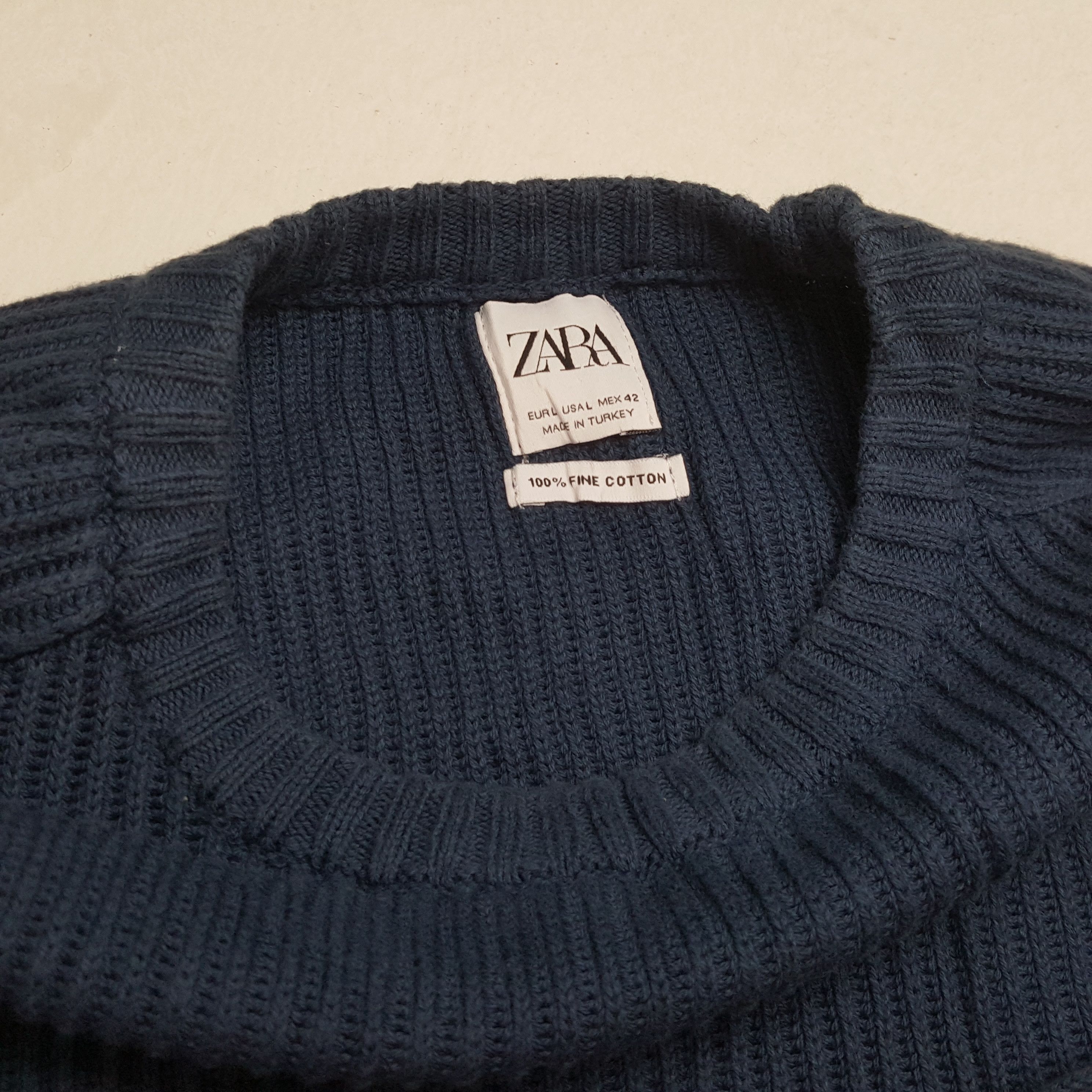 Vintage × Zara ZARA x SKULLS Custom Art Sweater Knitwear Size US S / EU 44-46 / 1 - 9 Thumbnail