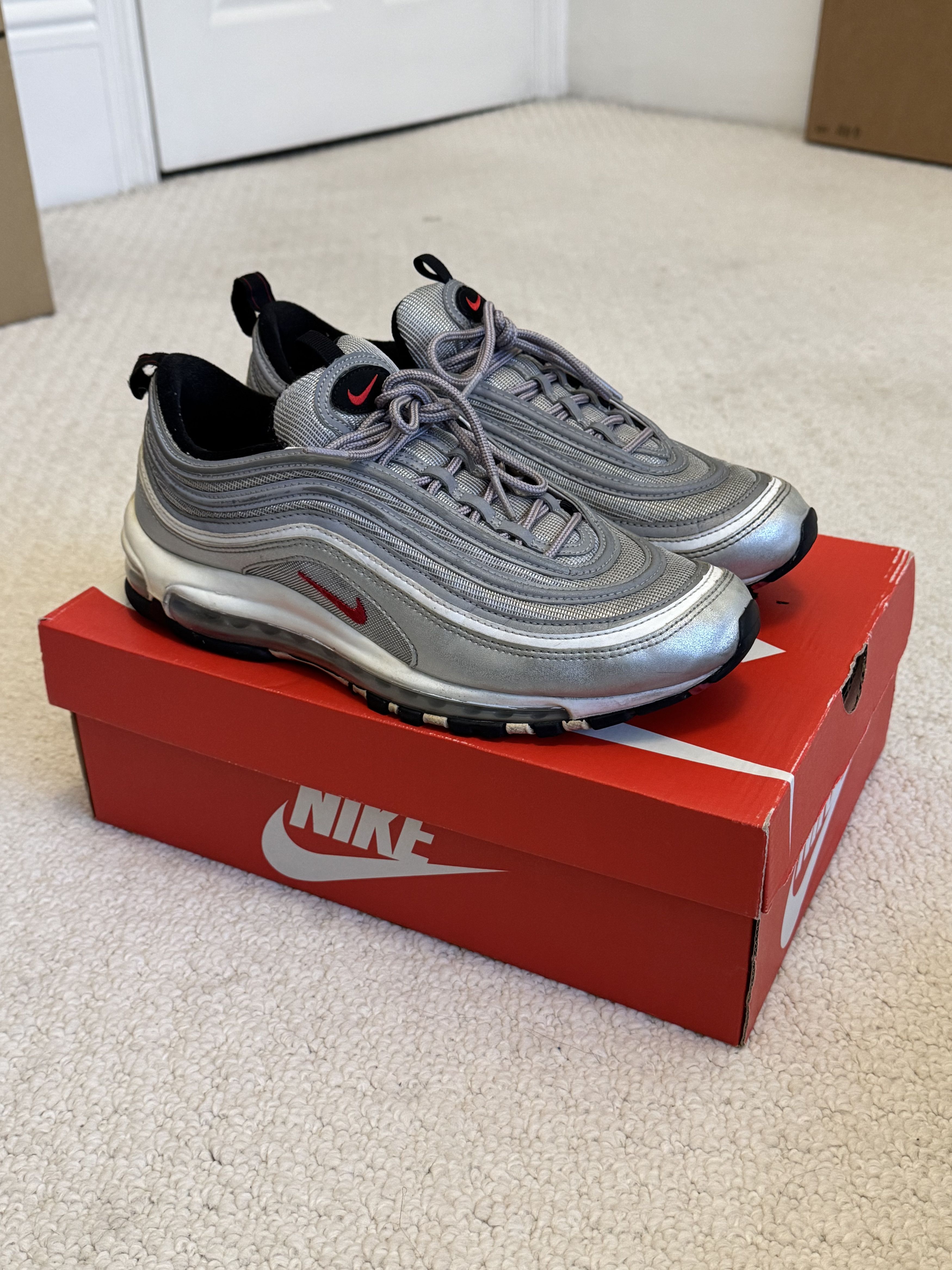 Nike air max 97 silver bullet box hotsell