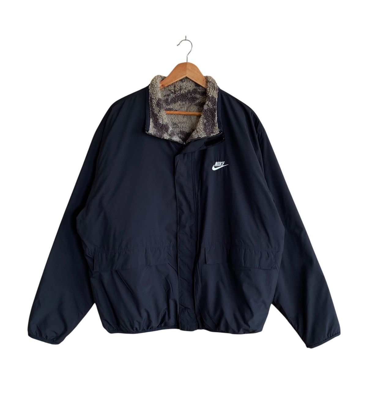 Nike Very Rare Vintage Nike Reversible Fleece Winterized 2000s Size US XXL / EU 58 / 5 - 7 Thumbnail