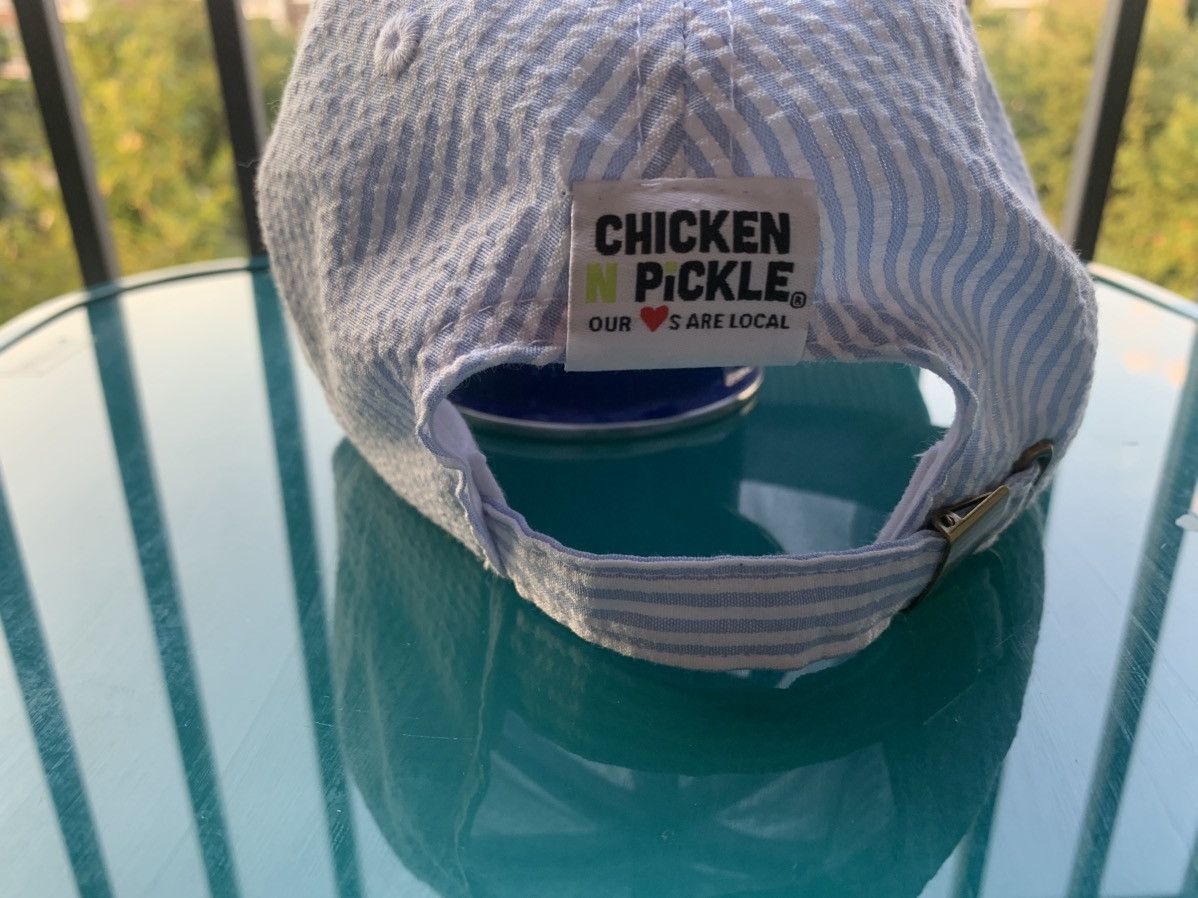 New Era Chicken N Pickle Blue Seersucker Hat Size ONE SIZE - 3 Thumbnail