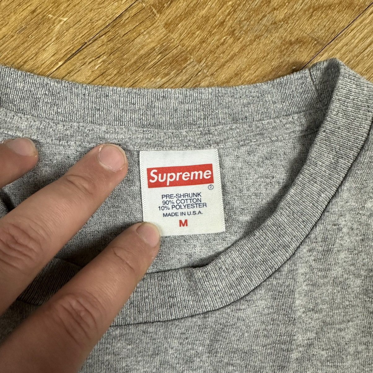 Supreme Supreme Cheese Tee Grey | Size Medium Size US M / EU 48-50 / 2 - 3 Thumbnail