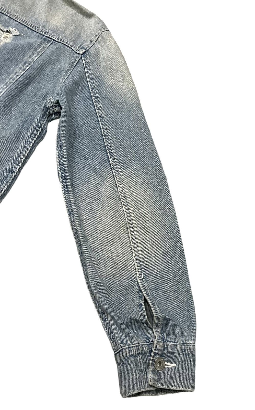 Le Grande Bleu (L.G.B.) Vintage Legenda Made Punk Distressed Denim Jacket Size US M / EU 48-50 / 2 - 17 Thumbnail