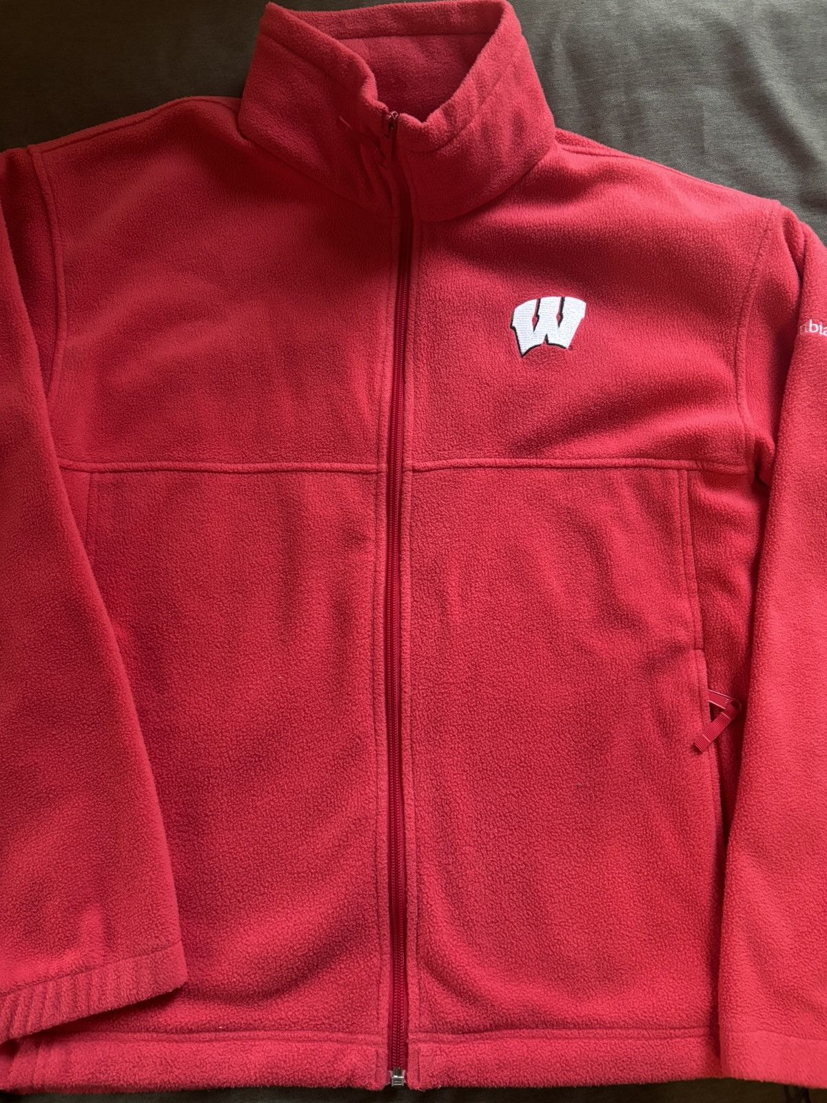Columbia Wisconsin Badgers Columbia Fleece Jacket Size US L / EU 52-54 / 3 - 1 Thumbnail