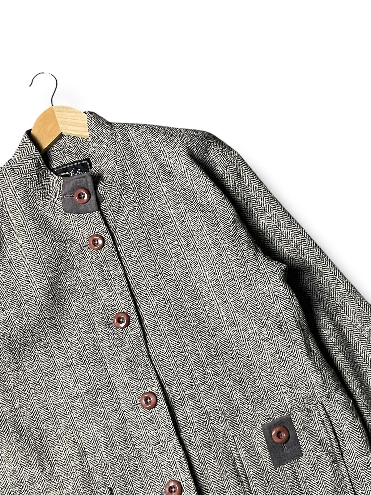 Japanese Brand × Vintage Japanese Brand Wool Tweed Fully Button Jacket (66) Size US S / EU 44-46 / 1 - 2 Thumbnail