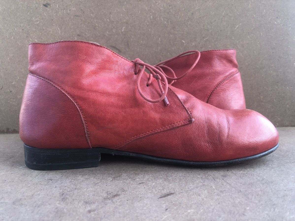 Rundholz Rundholz Red Calfskin Leather Women’s Shoes Size 37 Size US 7 / IT 37 - 5 Thumbnail