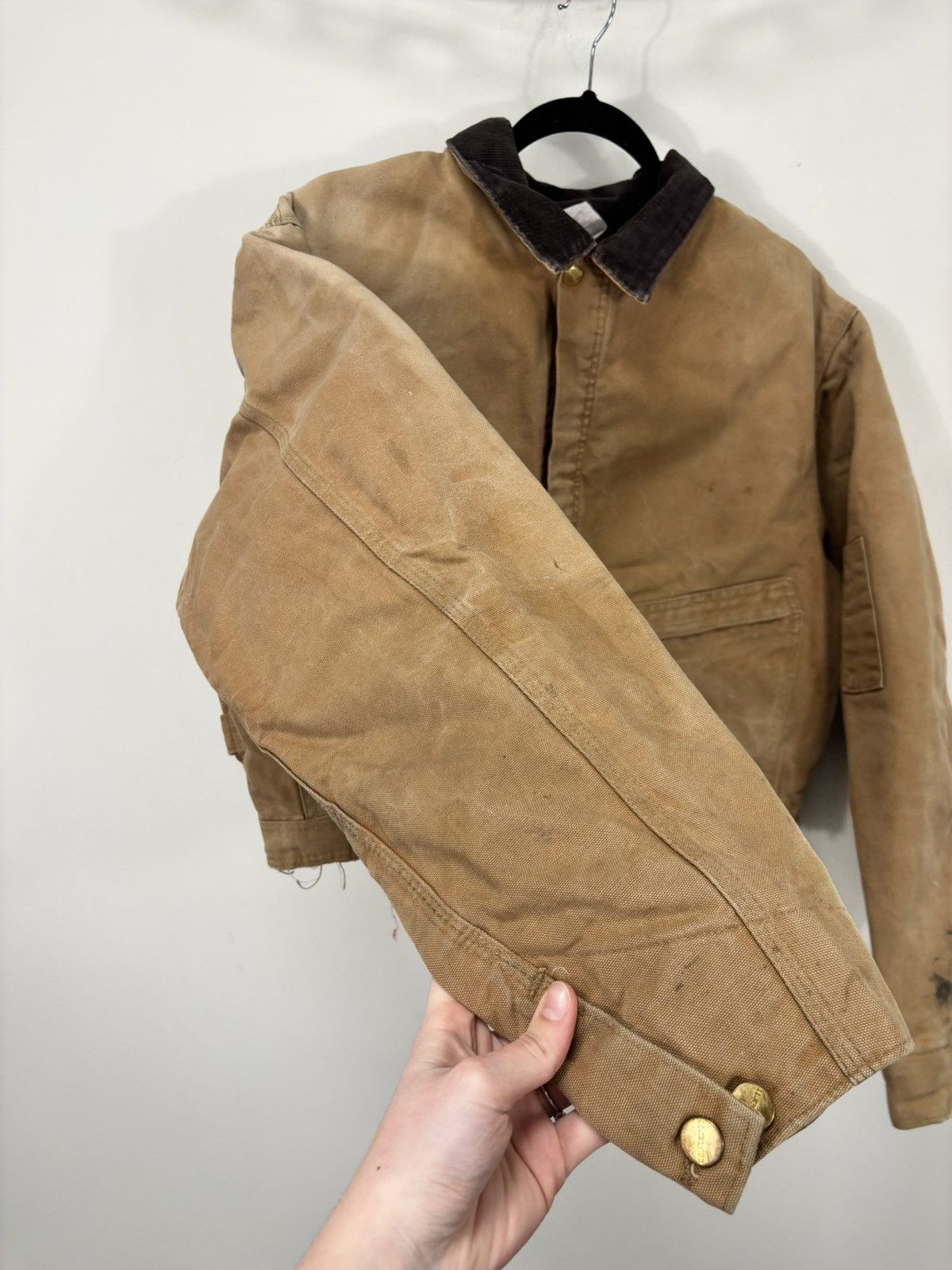 Carhartt Vintage Carhartt 1990s Made In USA Work Boxy Cropped Jacket Size US M / EU 48-50 / 2 - 15 Thumbnail