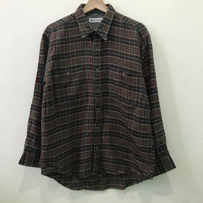 Flannel Lip Gloss Plaid Tartan Flannel Shirt Size US L / EU 52-54 / 3 - 2 Thumbnail